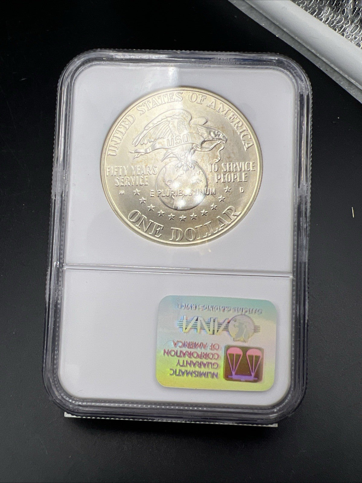 1991 D USO Commemorative Silver Dollar Coin NGC MS69 Gem BU UNC #008