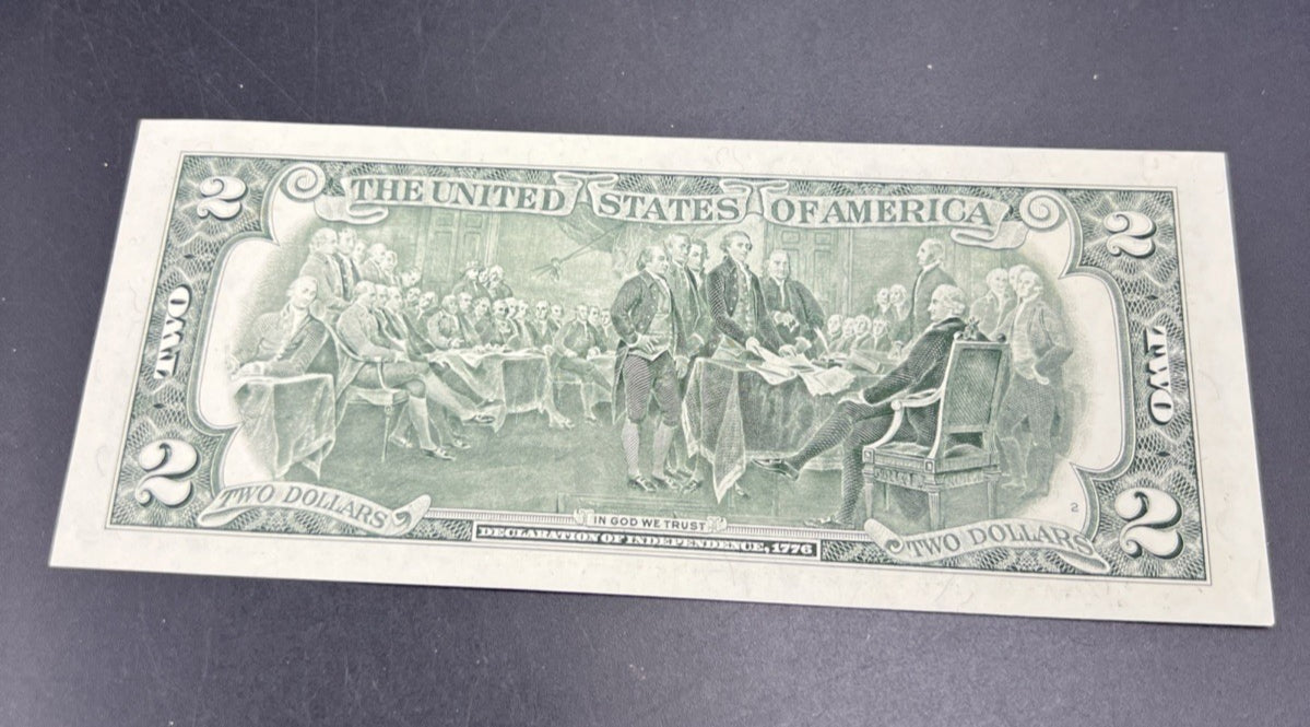1995 $2 FRN Federal Reserve Note Choice Uncirculated #54884310 Atlanta District