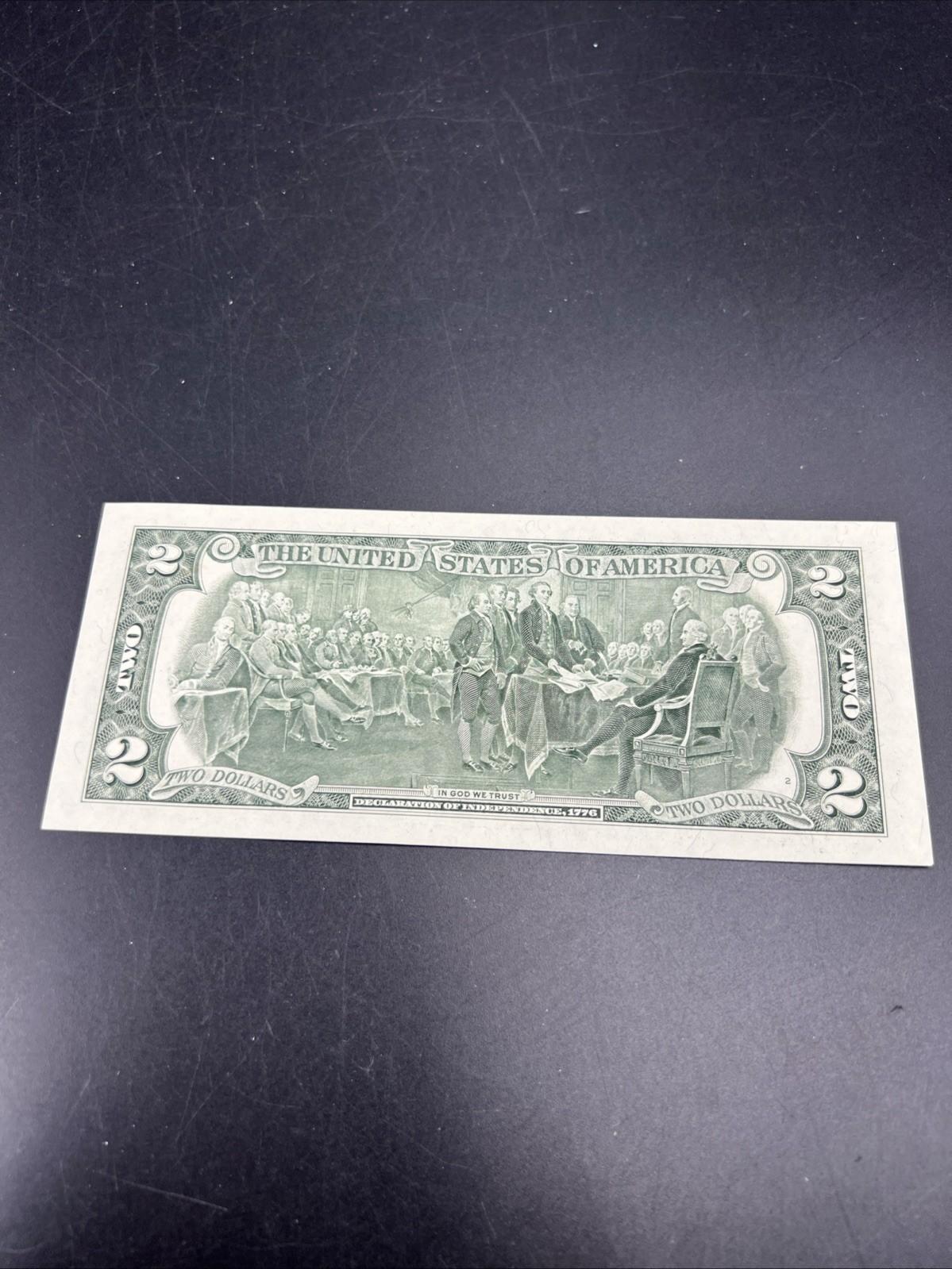 1995 $2 FRN Federal Reserve Note Choice Uncirculated #54884310 Atlanta District