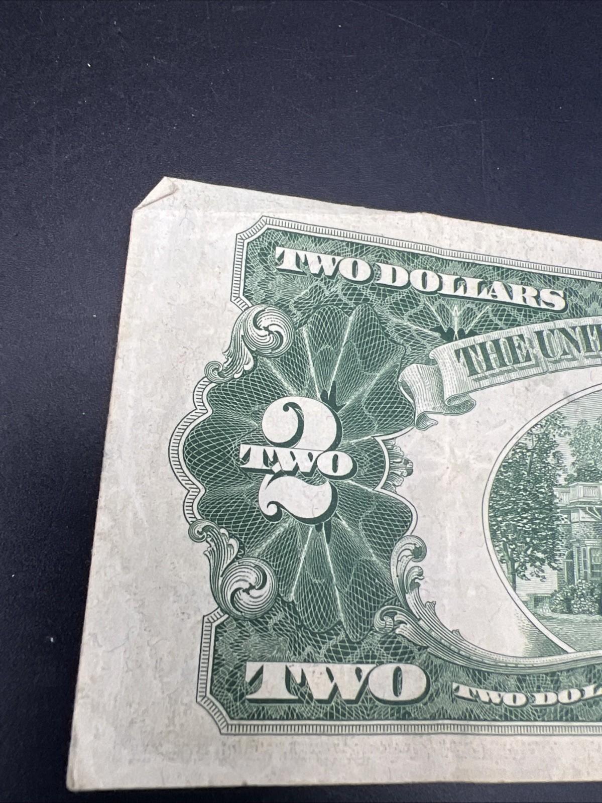 2 Note United States Legal Tender Red Seal Set 1963 $2 & $5 Bills Very Circ #879