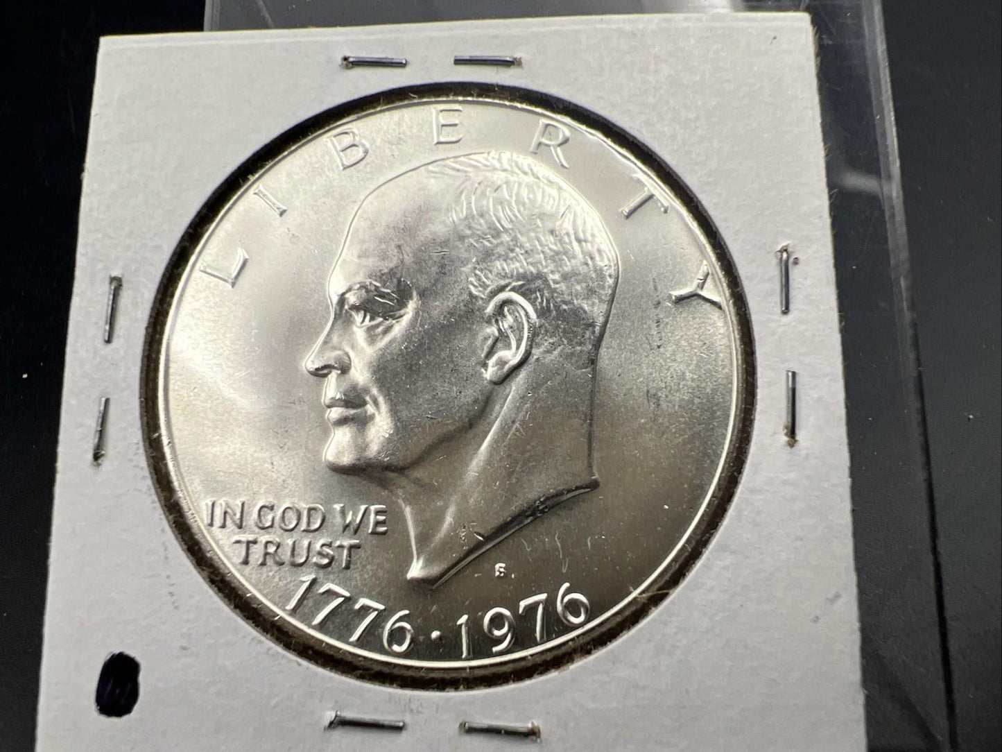 1976 S $1 Ike 40% Silver Bicentennial Eisenhower Dollar Coin Gem BU SKU#A