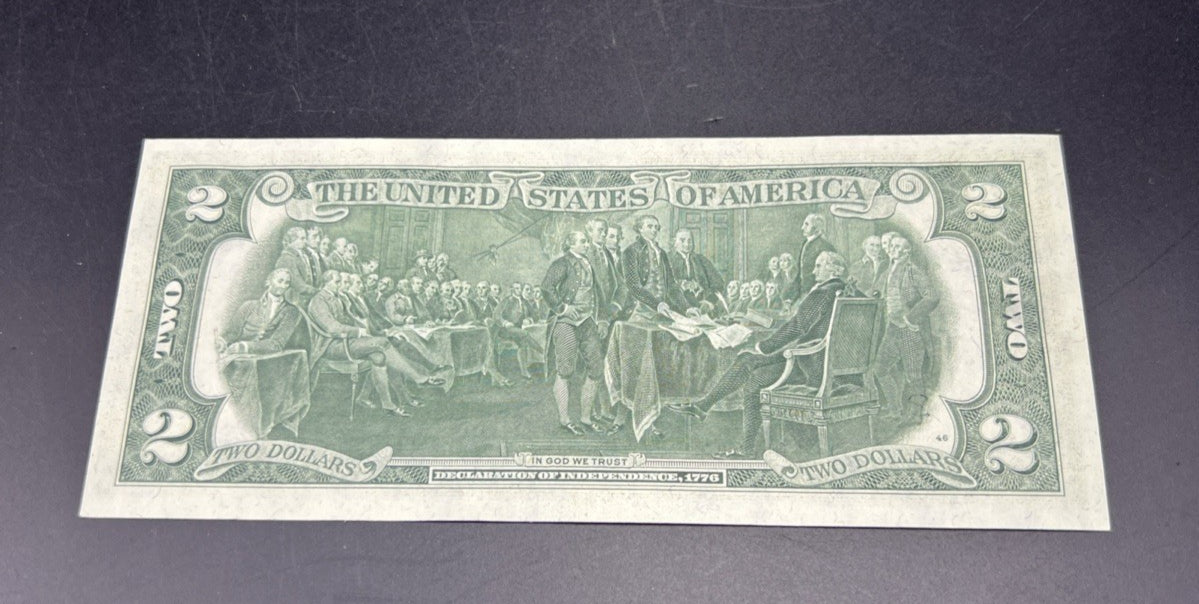 1976 $2 FRN Federal Reserve Note Bicentennial Bill Philadelphia District CH UNC