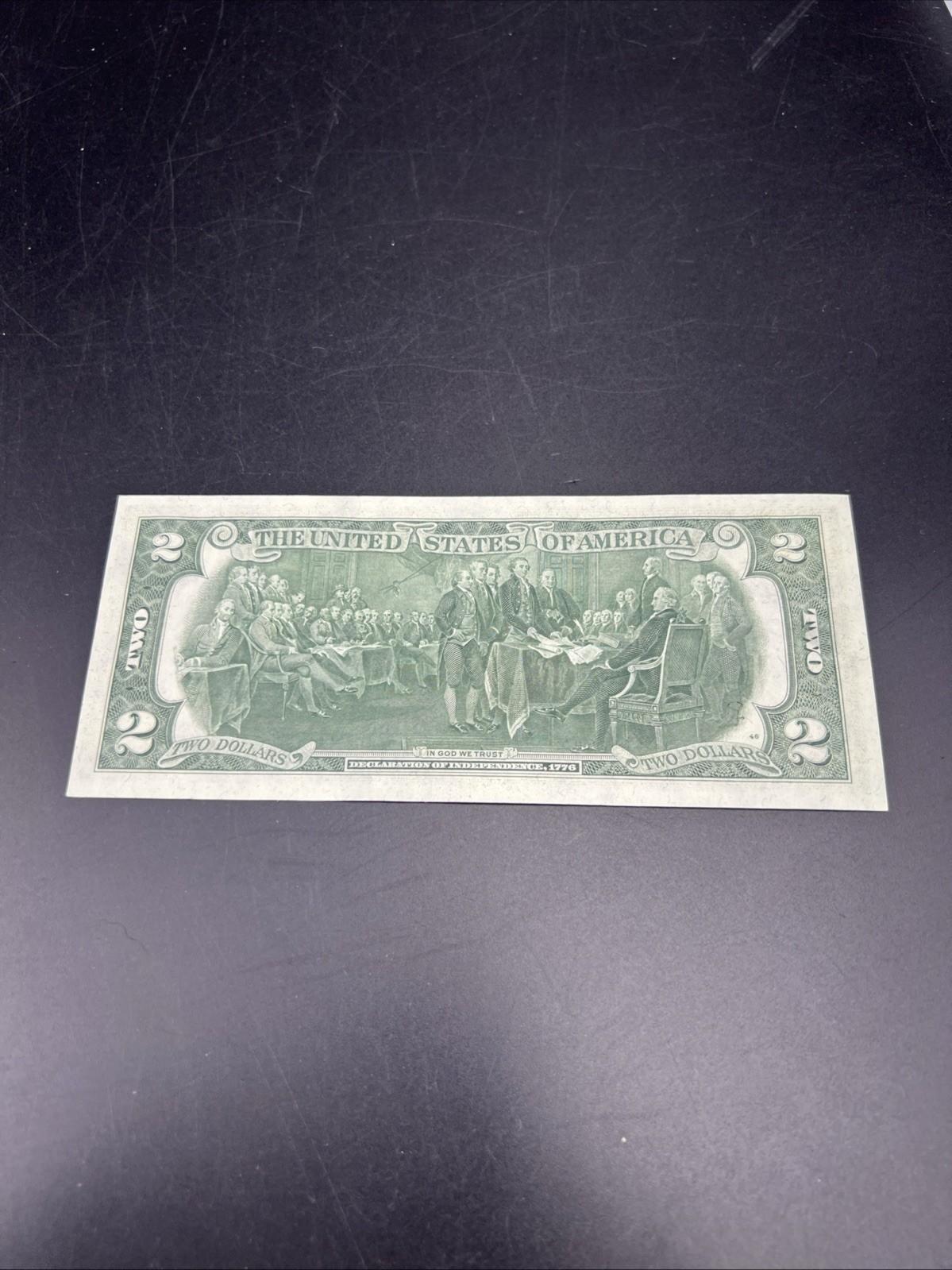 1976 $2 FRN Federal Reserve Note Bicentennial Bill Philadelphia District CH UNC