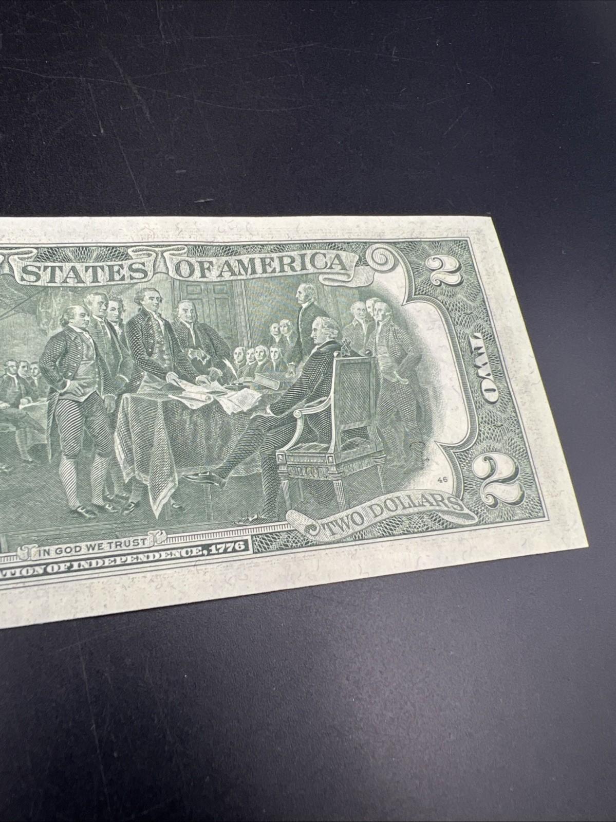 1976 $2 FRN Federal Reserve Note Bicentennial Bill Philadelphia District CH UNC
