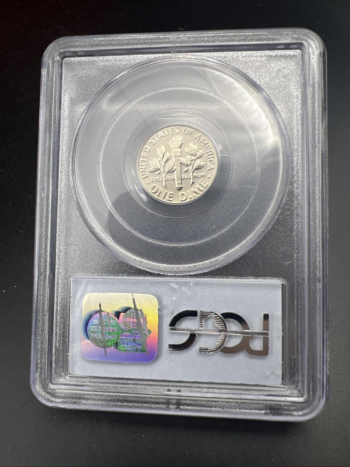 1979 S 10c Type 2 Variety Roosevelt Dime Coin PCGS PR69 DCAM #87