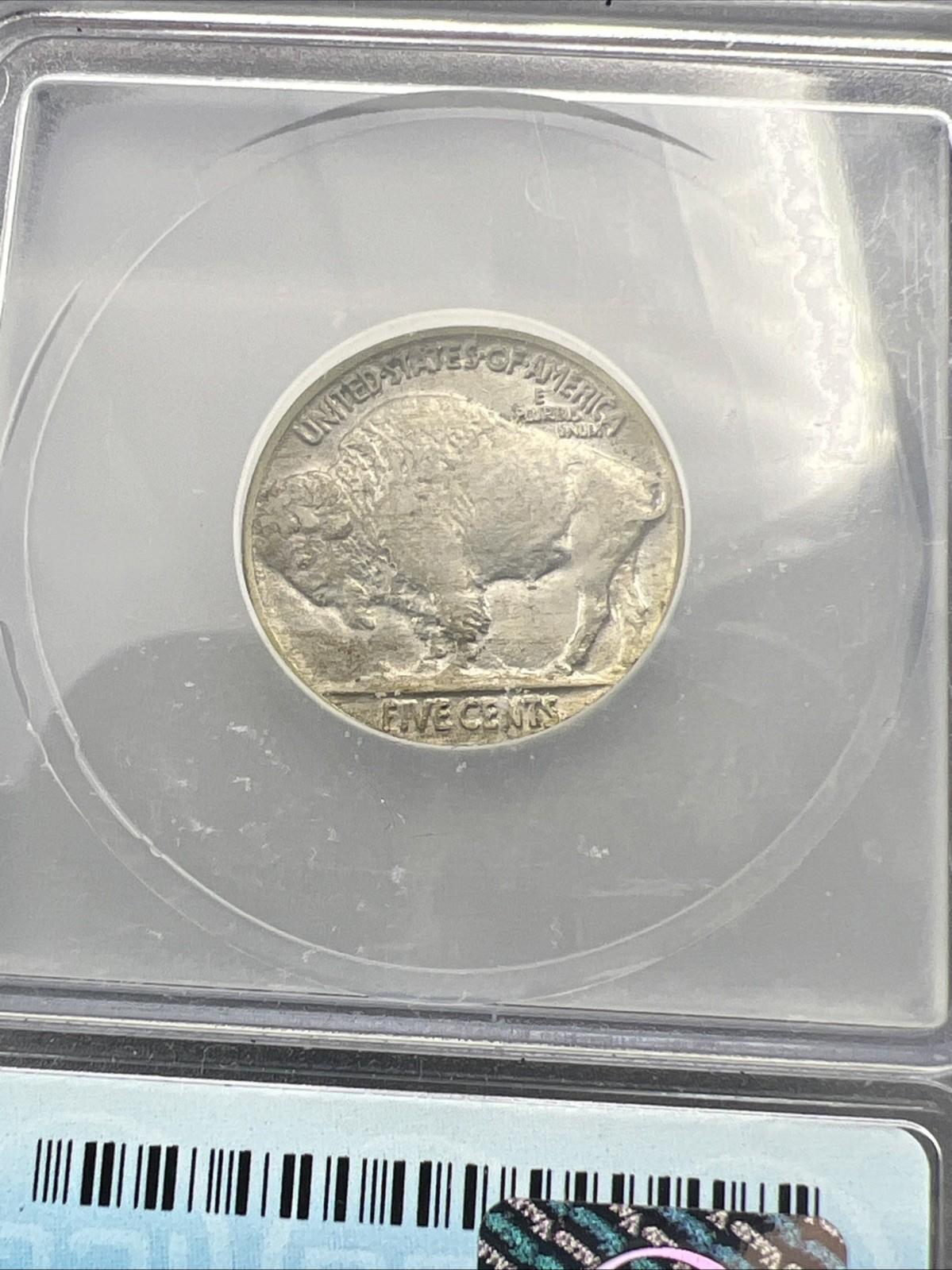 1937 5c Buffalo Nickel Coin ICG AU55 About Unc Certified