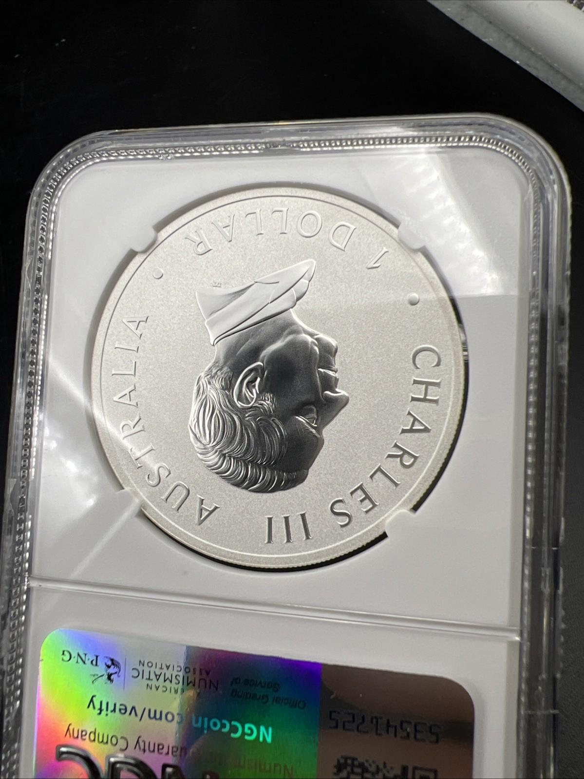 2024 Perth Mint 1 oz Silver Koala Coin MS70 NGC Certified #180