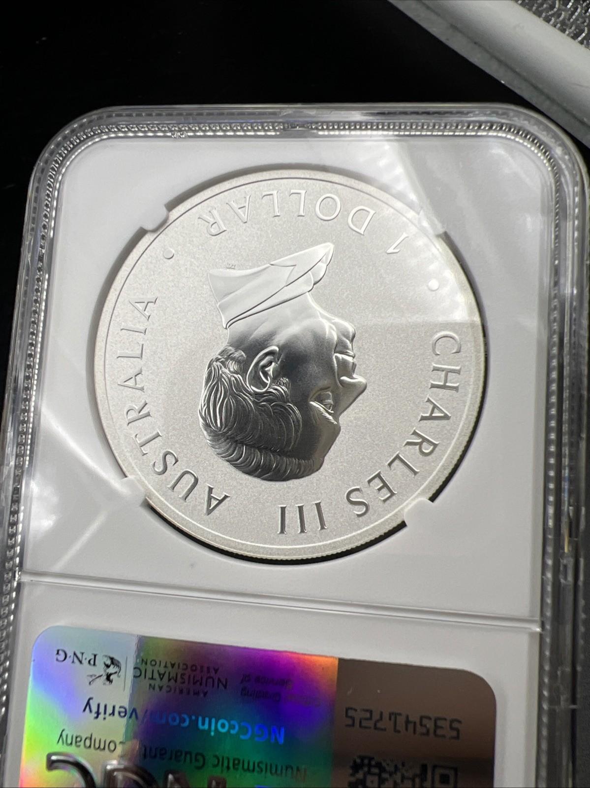 2024 Perth Mint 1 oz Silver Koala Coin MS70 NGC Certified #180