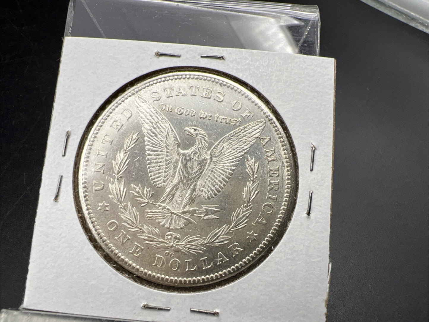 1878 CC Morgan Silver Dollar Coin Choice AU About UNC