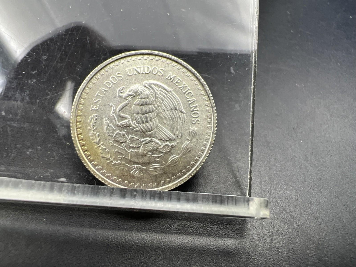 1995 Mo Mexico 1/10 oz Silver Libertad .999 Plata Pura Coin Gem BU Unc Toner S#B