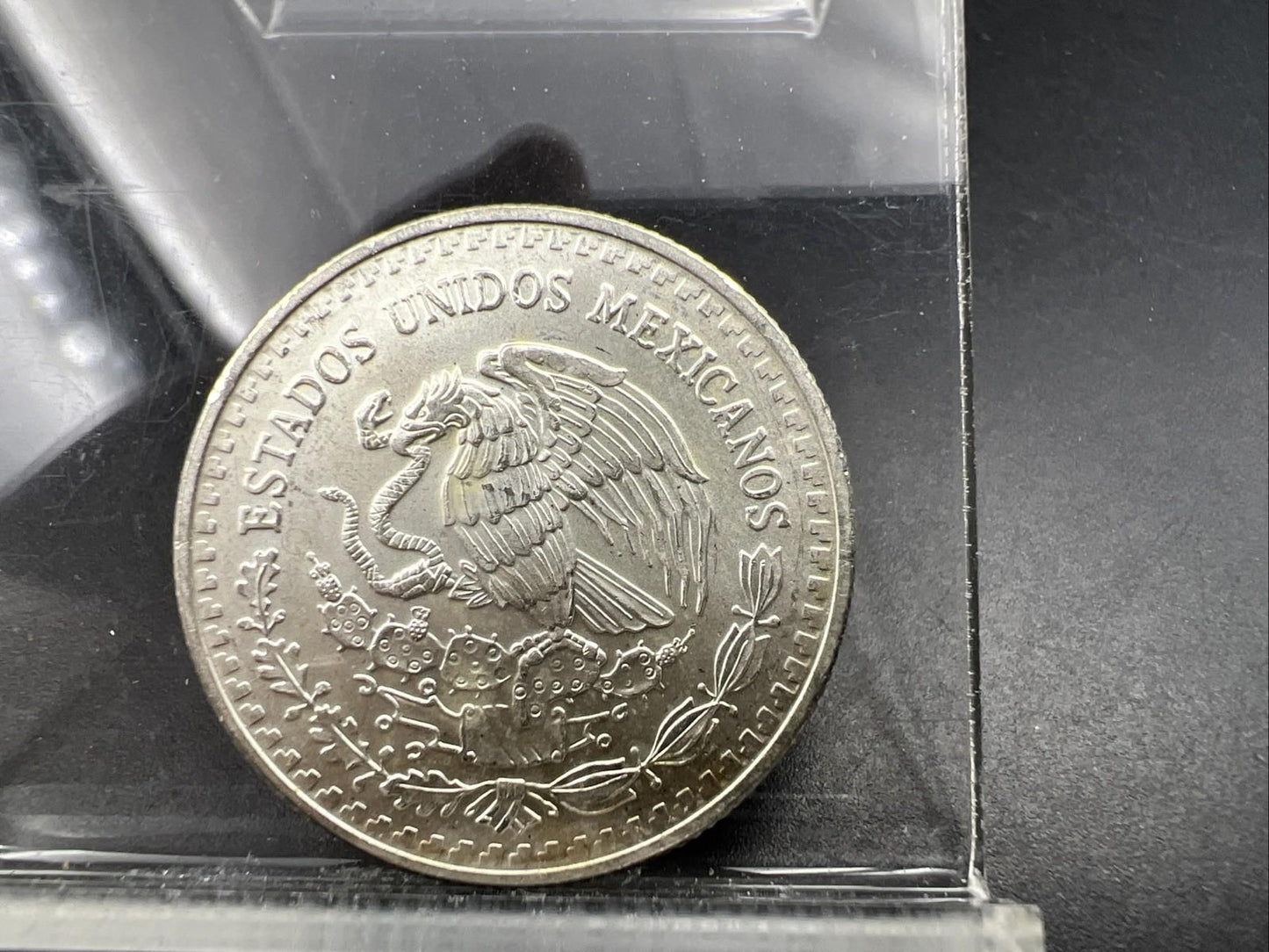 1995 Mo Mexico 1/2 oz Silver Libertad .999 Plata Pura Coin Gem BU UNC Toner