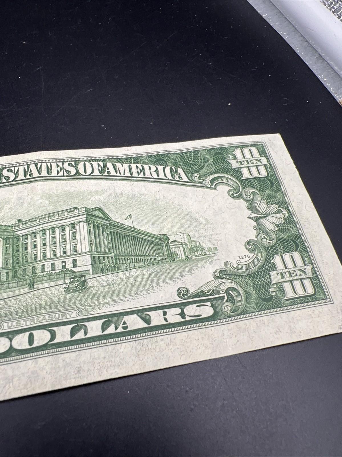 1950 $10 FRN Federal Reserve Note Choice VF Very Fine / XF Extra Fine #124