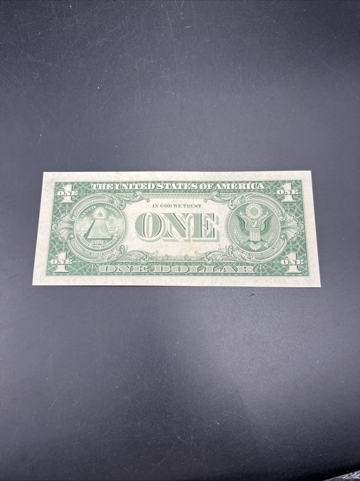 1935 H $1 One Dollar Silver Certificate Blue Seal CH UNC #075