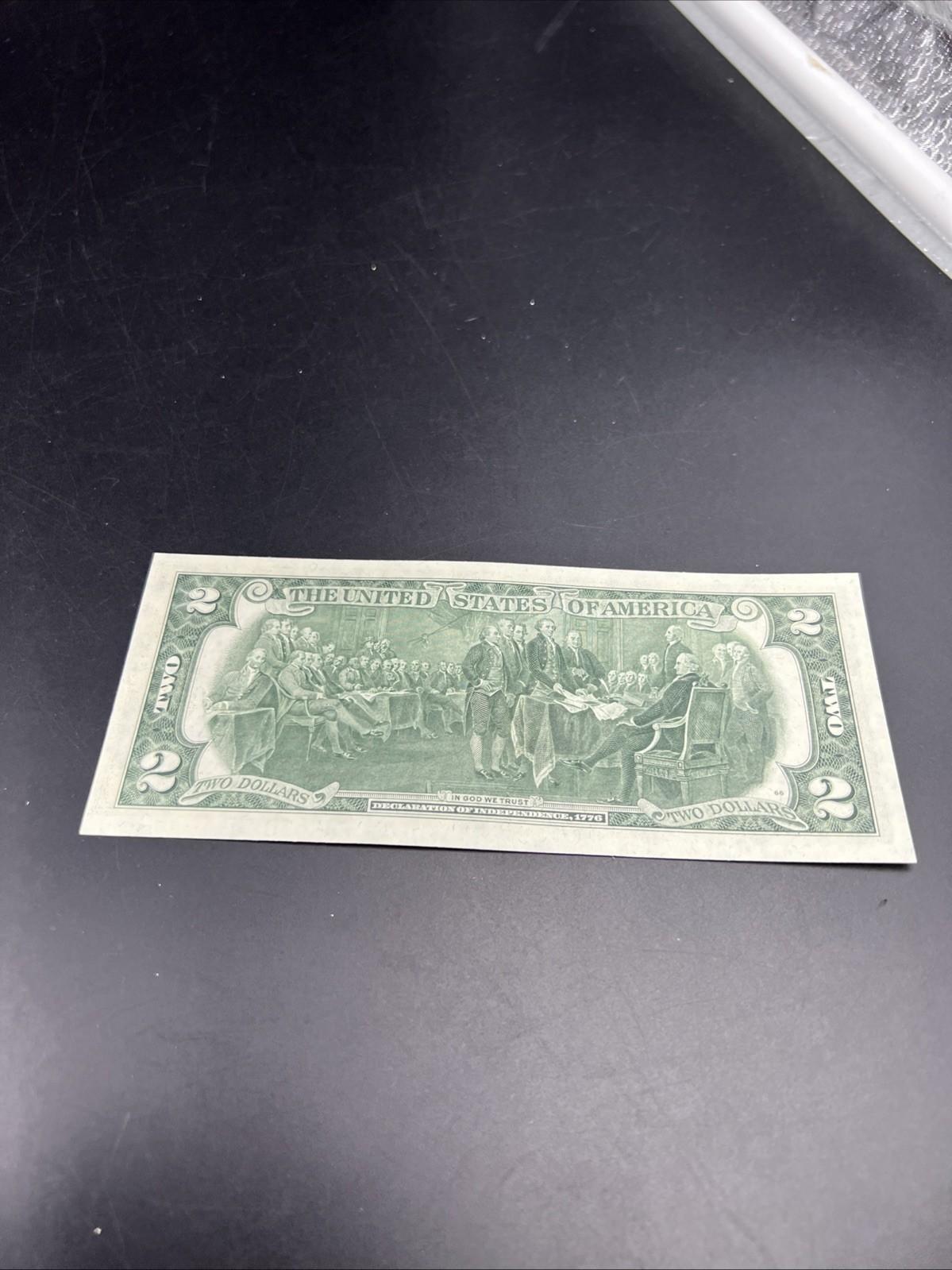 1976 $2 FRN Bicentennial Federal Reserve Note CH UNC #916