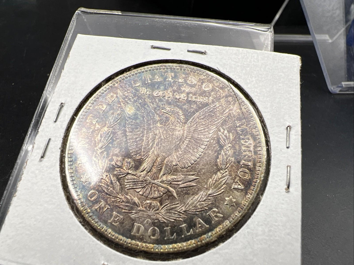 1904 O $1 Morgan Silver Dollar Coin CH XF / AU Neat Dark Toning Toner