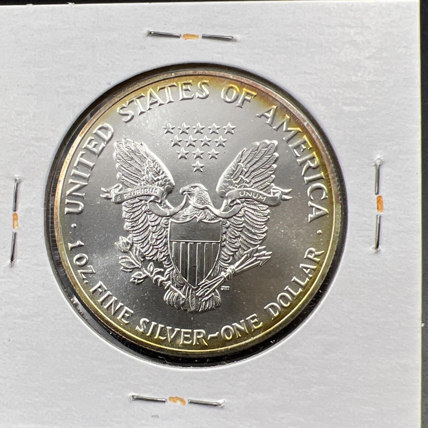 1989 1 Oz ASE American Silver Eagle Coin Gem BU UNC Nice Toning SKU#A