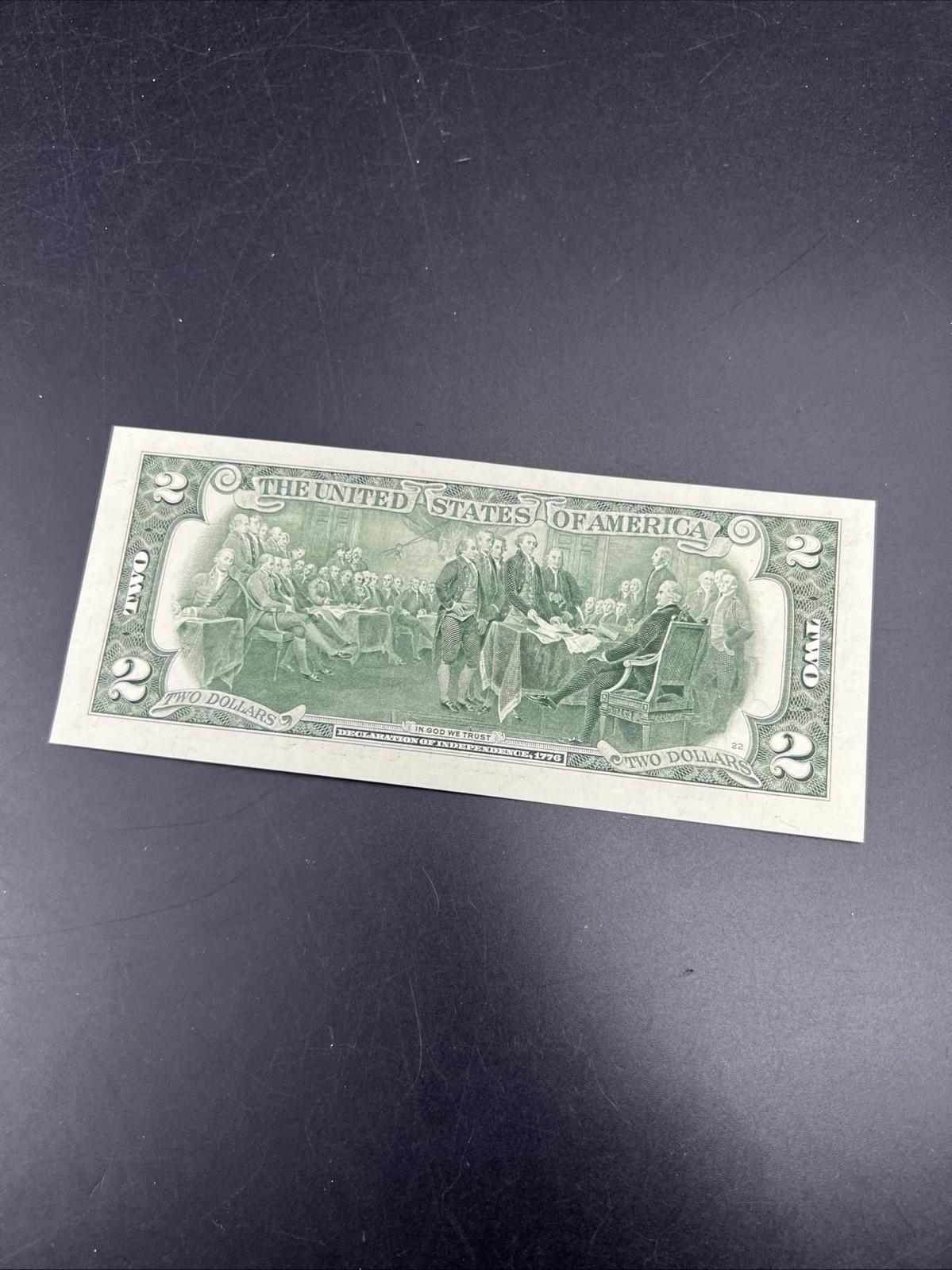 2003 A $2 Two Dollar FRN District A Boston Federal Reserve Note CH UNC #638