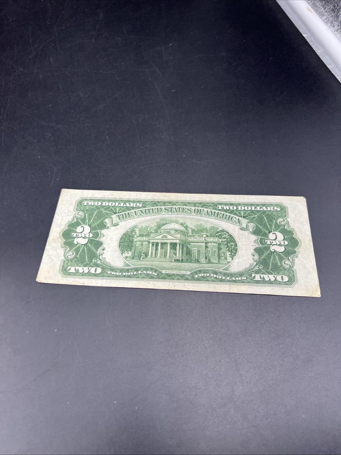 1928 F $2 Two Dollar USN United States Note Choice VG / Fine Circ #309