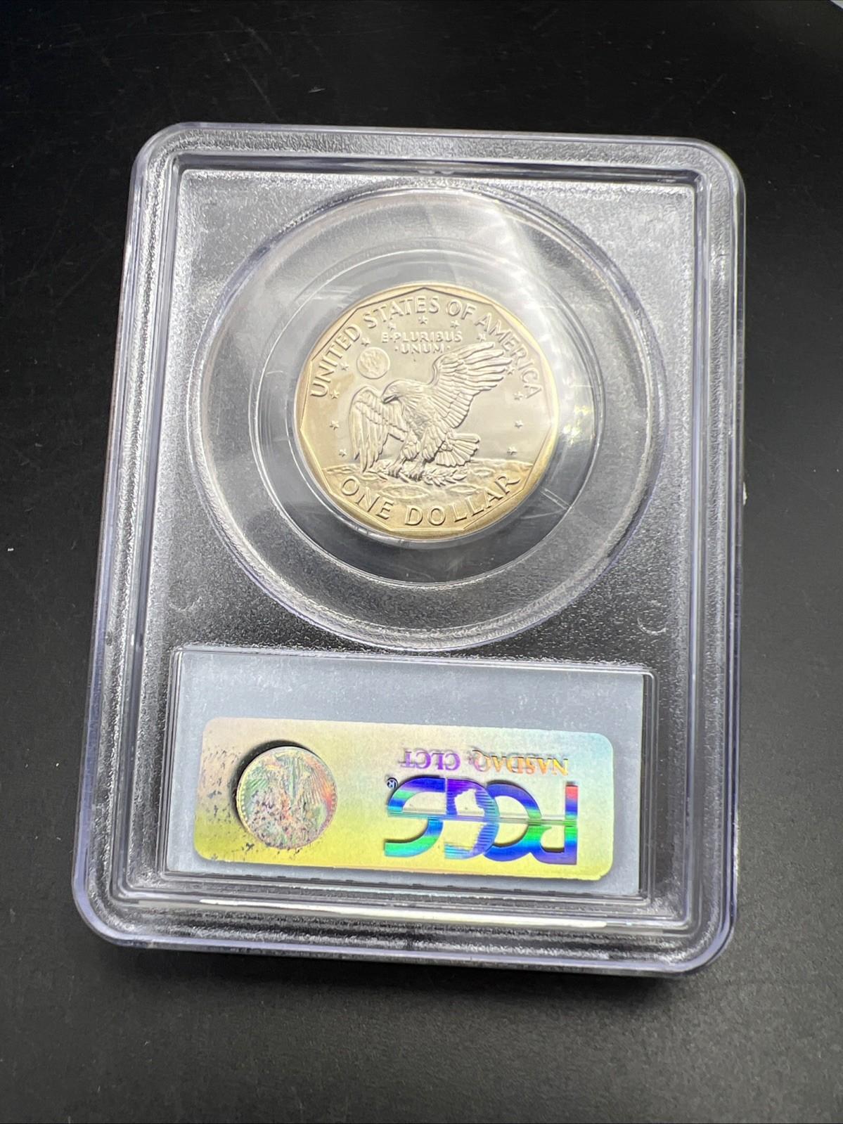 1981 S $1 SBA Susan B Anthony Dollar PCGS PR70 DCAM Type 1 Variety Some Tone #81