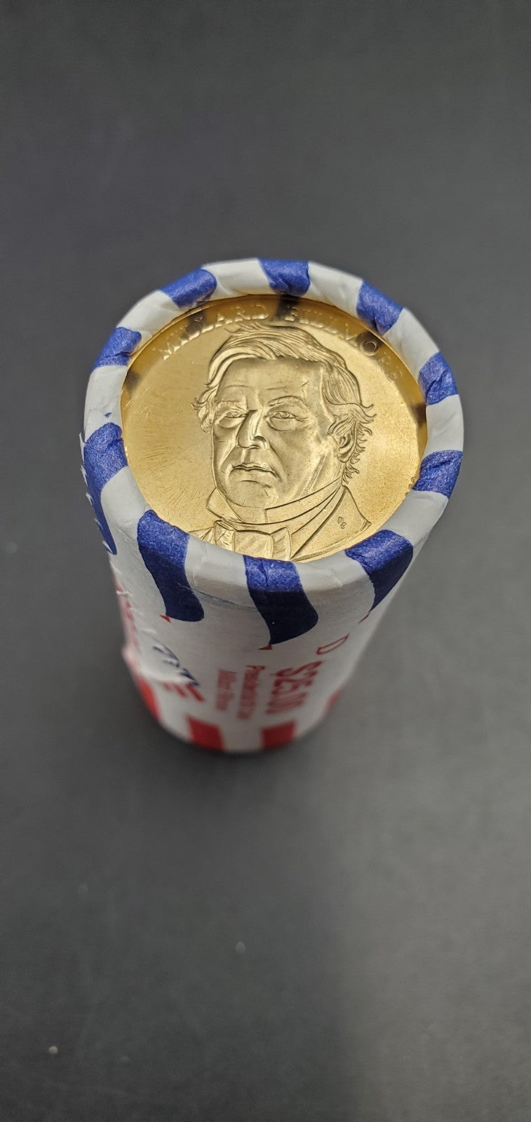 2010 D Millard Fillmore Presidential Dollar Coin BU Roll $25 UNC U.S. Mint Roll