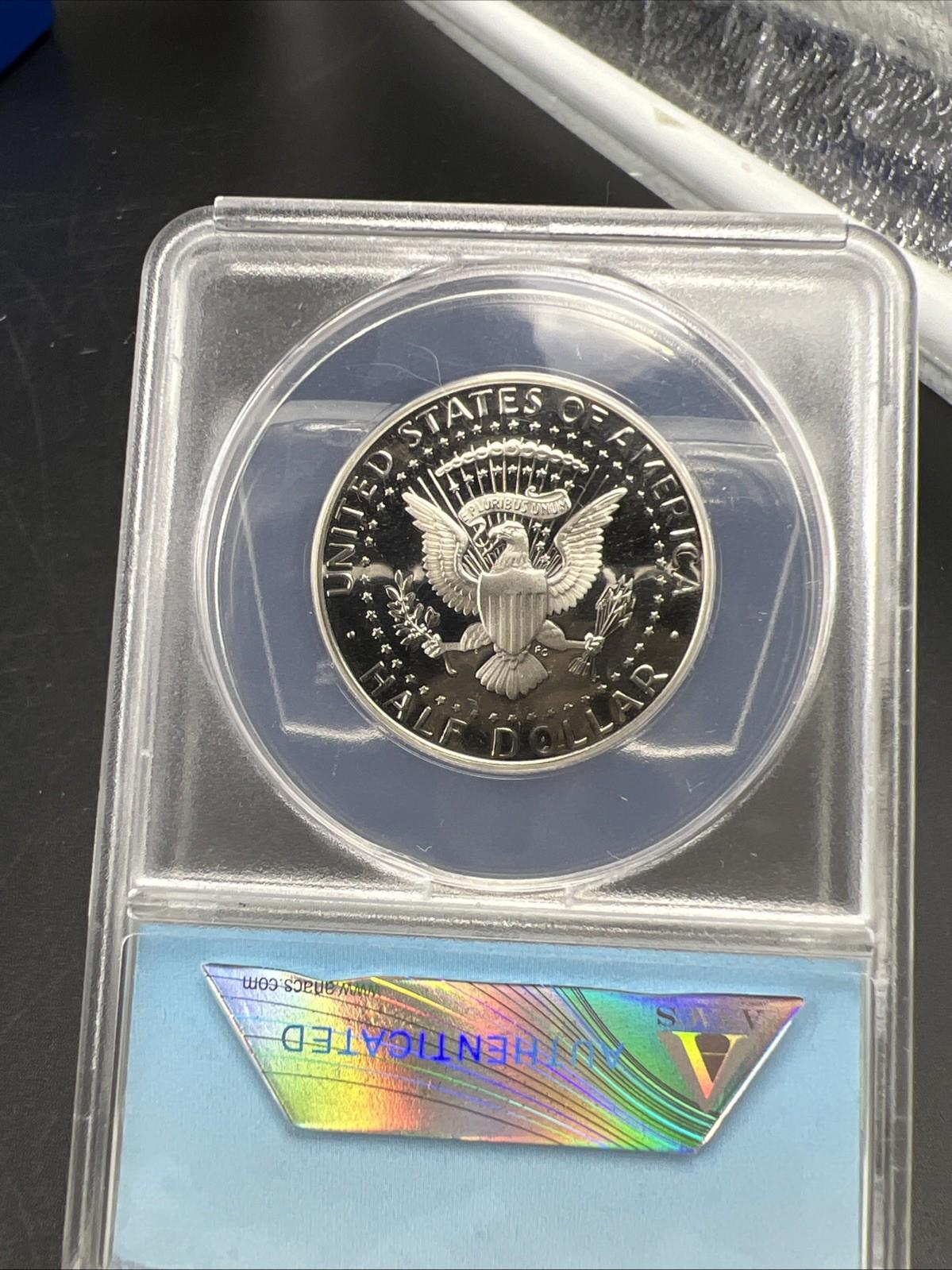 2008 S 50c Kennedy Copper Nickel Clad Proof Half Dollar PR70 DCAM ANACS FDOI #68