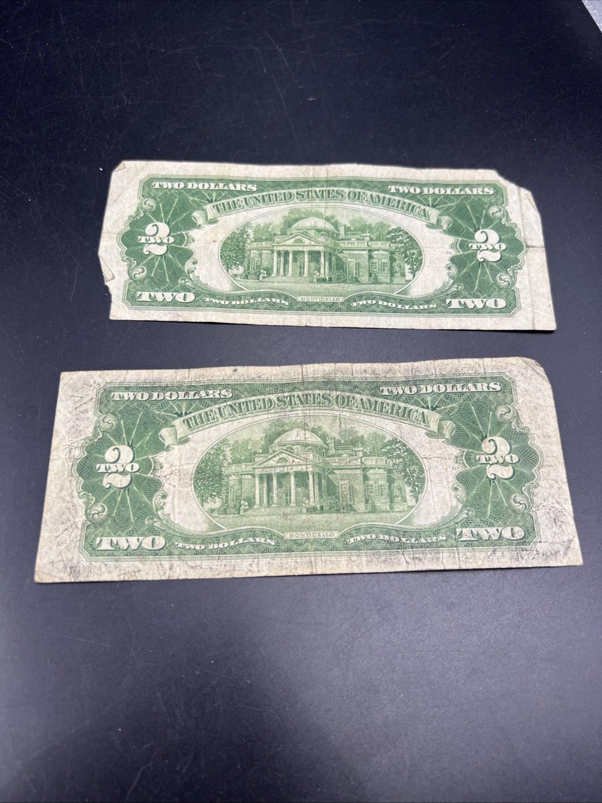 2 Note Set 1928 D $2 USN United States Notes Cull Very Circulated #230