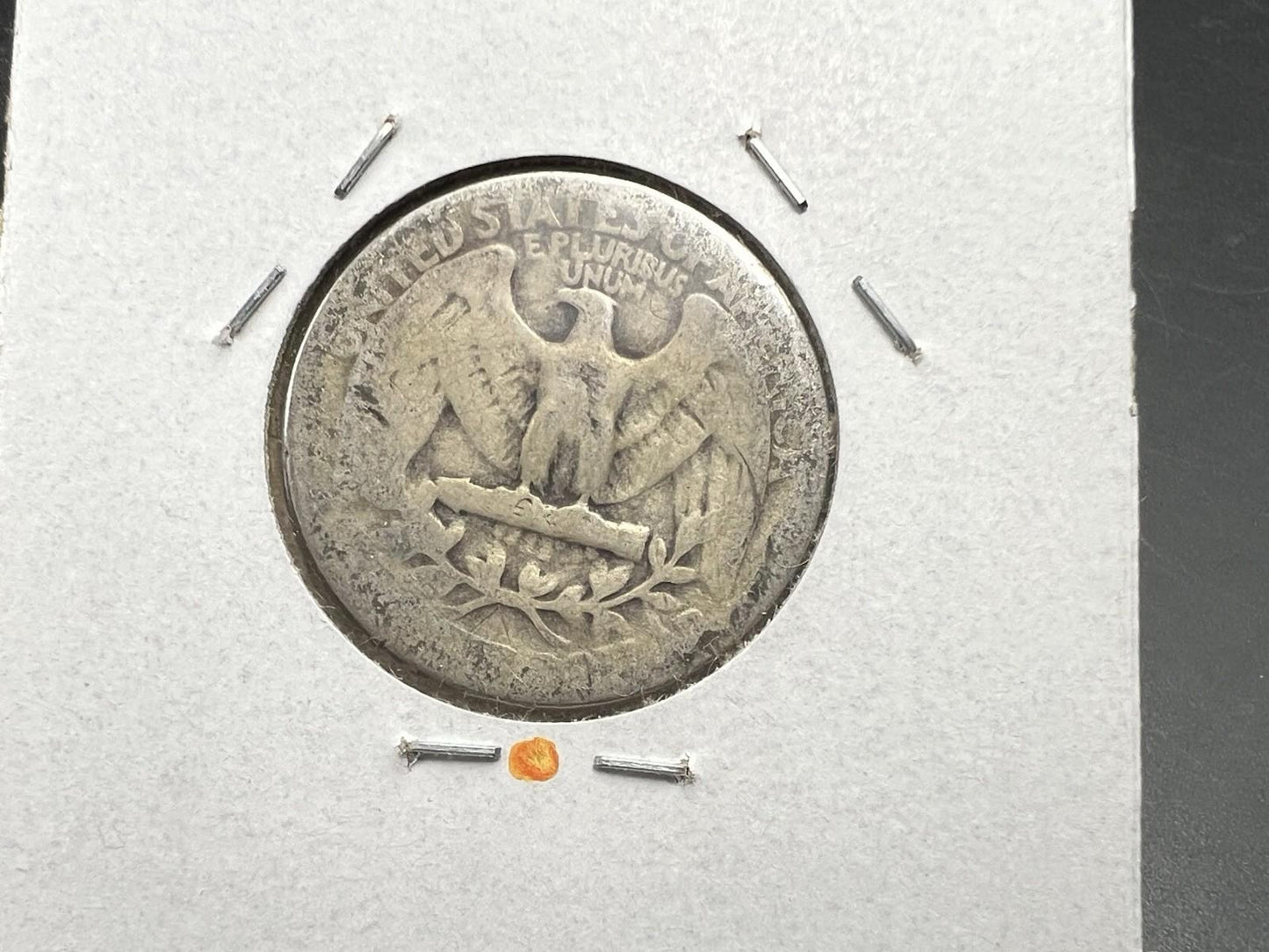 1934 25c Washington Silver Quarter Coin Double Die Obverse AG About Good Circ