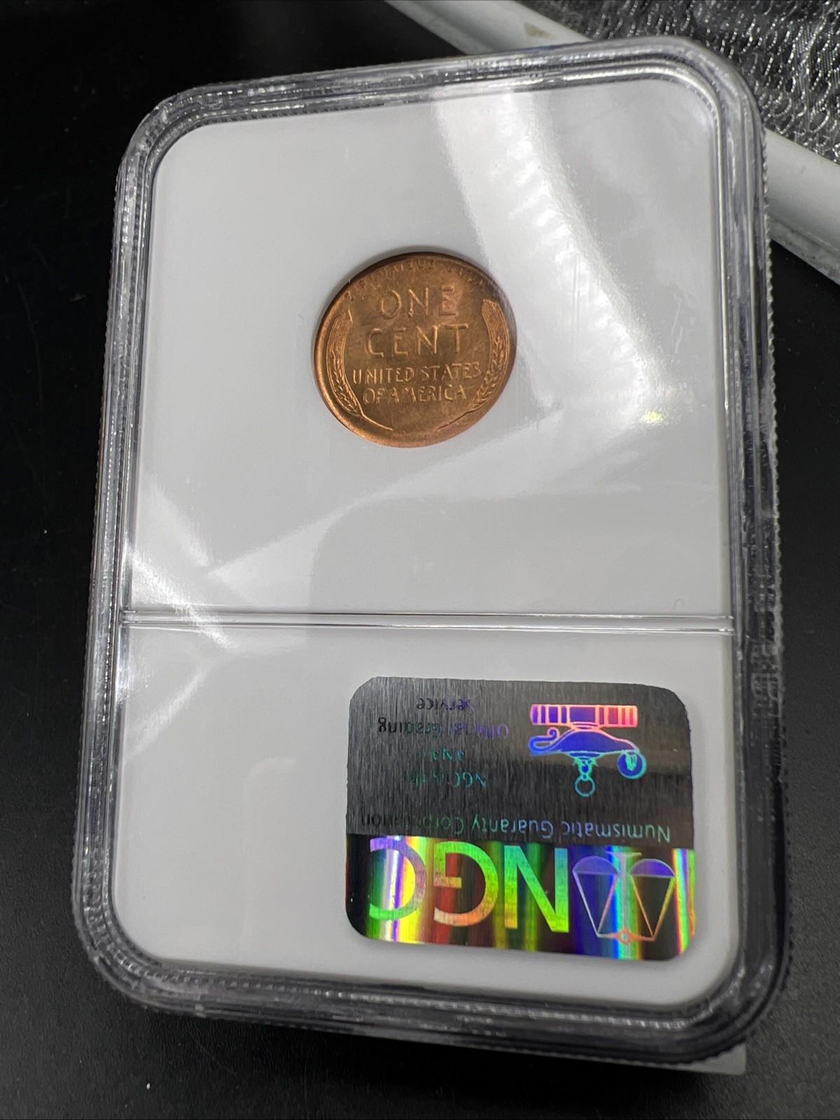 1946 S 1c Lincoln Wheat Cent Penny Coin NGC MS66 Gem BU UNC #087