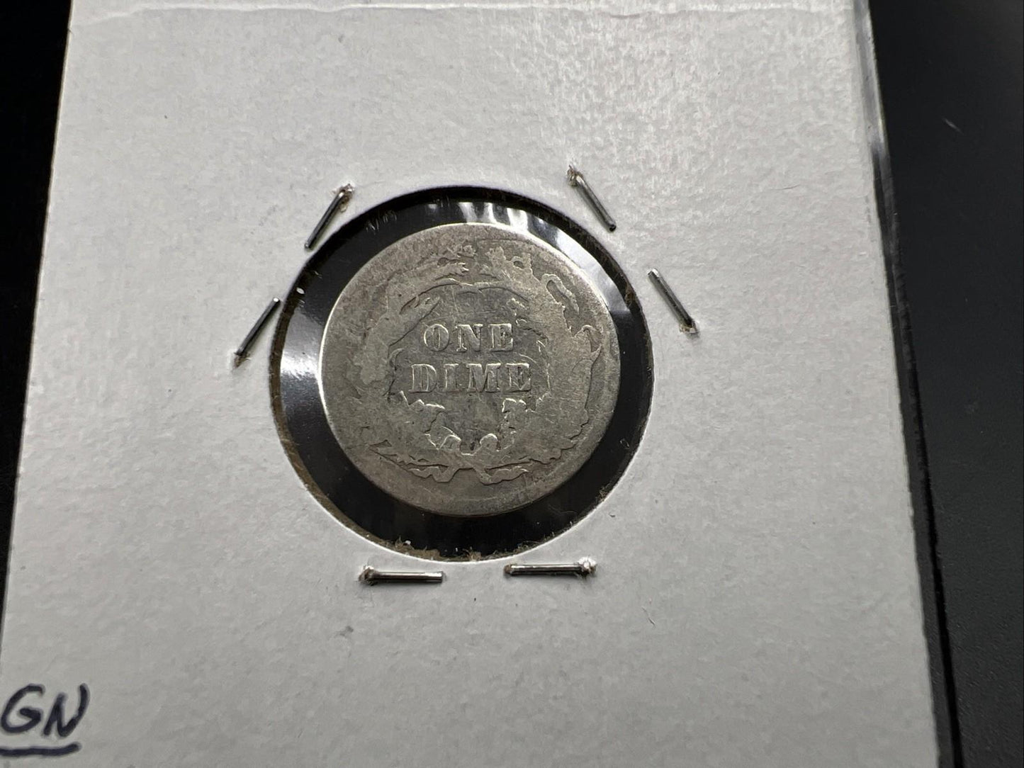 1889 10c Seated Liberty Dime Coin Choice AG About Good Circ SK#A