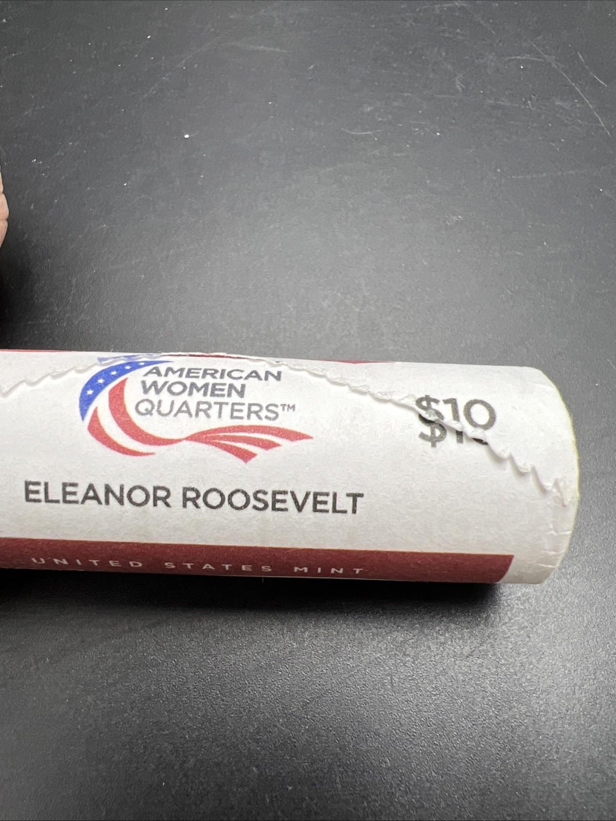 2023 D Elanor Roosevelt Quarter 40 Coin BU UNC Roll US Mint Certified