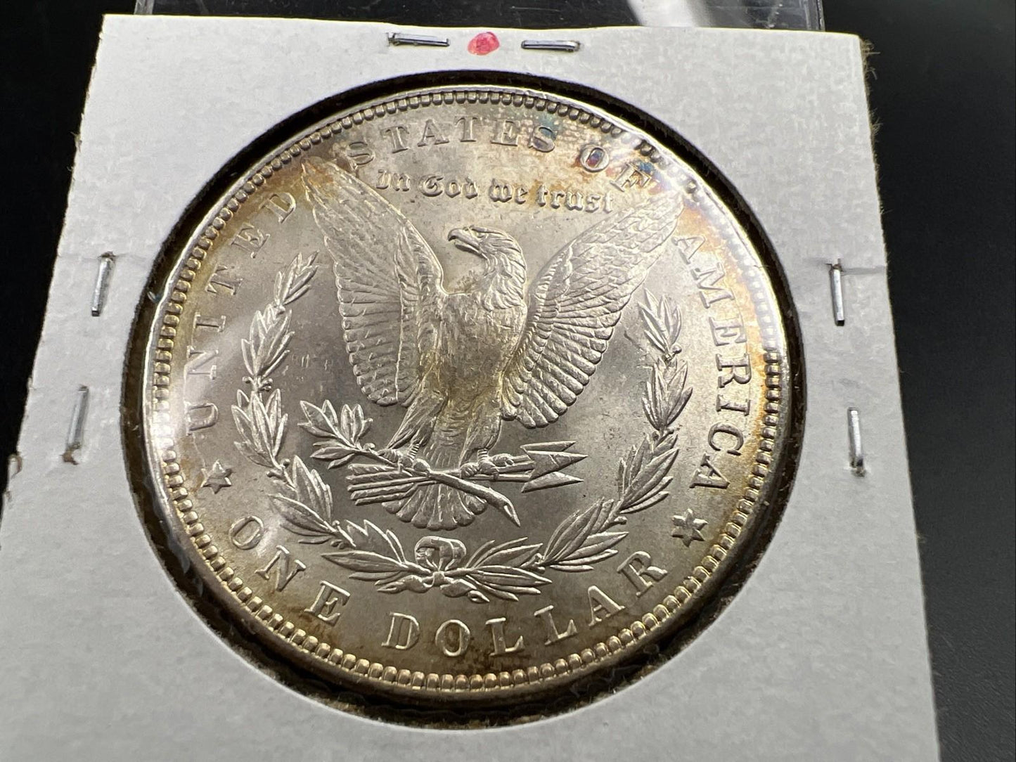 1887 P $1 Morgan Silver Dollar Coin CH BU UNC Nice Toning Toner SK#A