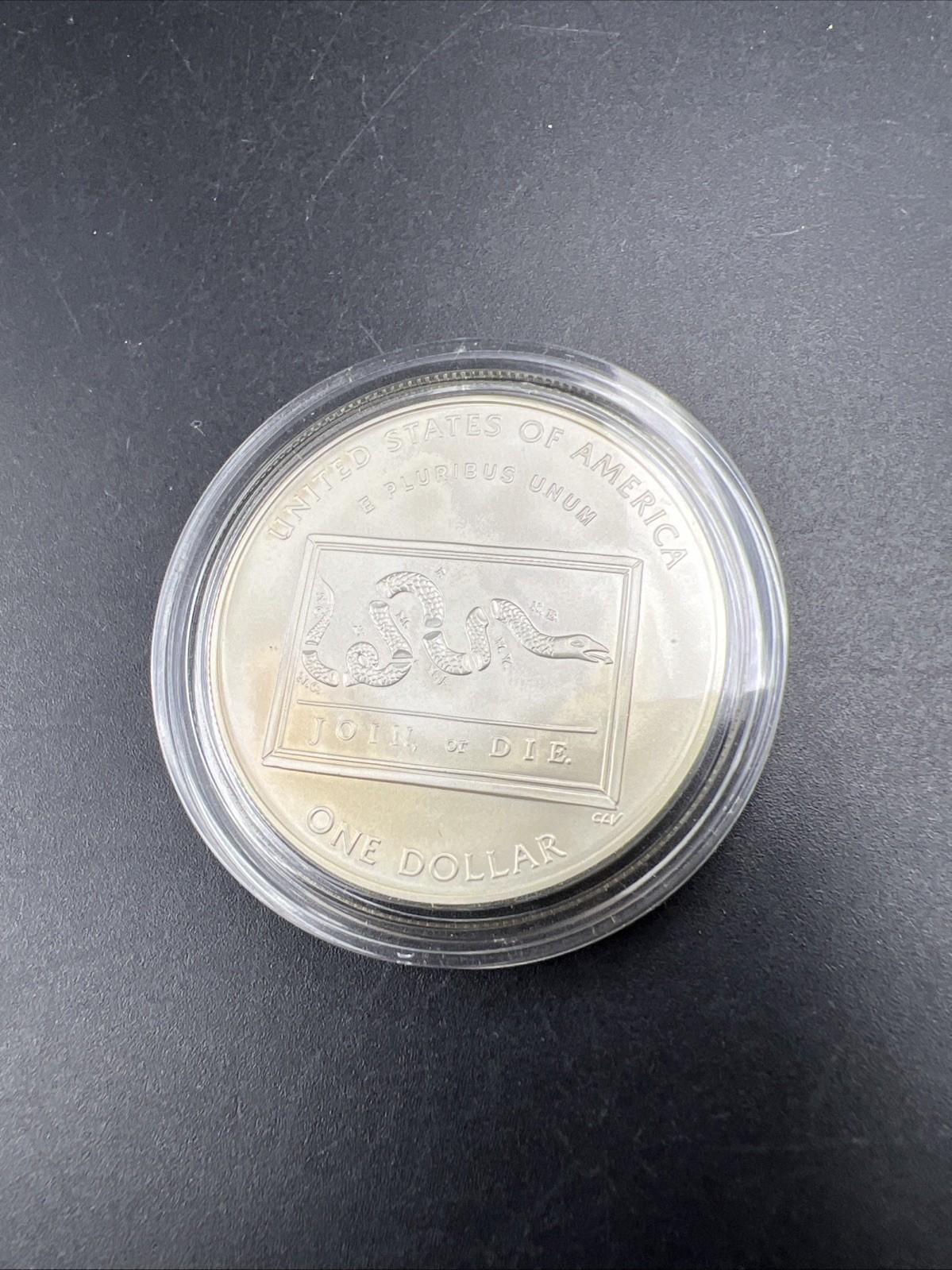 2006 P Ben Franklin Scientist Commemorative Silver Dollar Coin Gem BU UNC in Cap