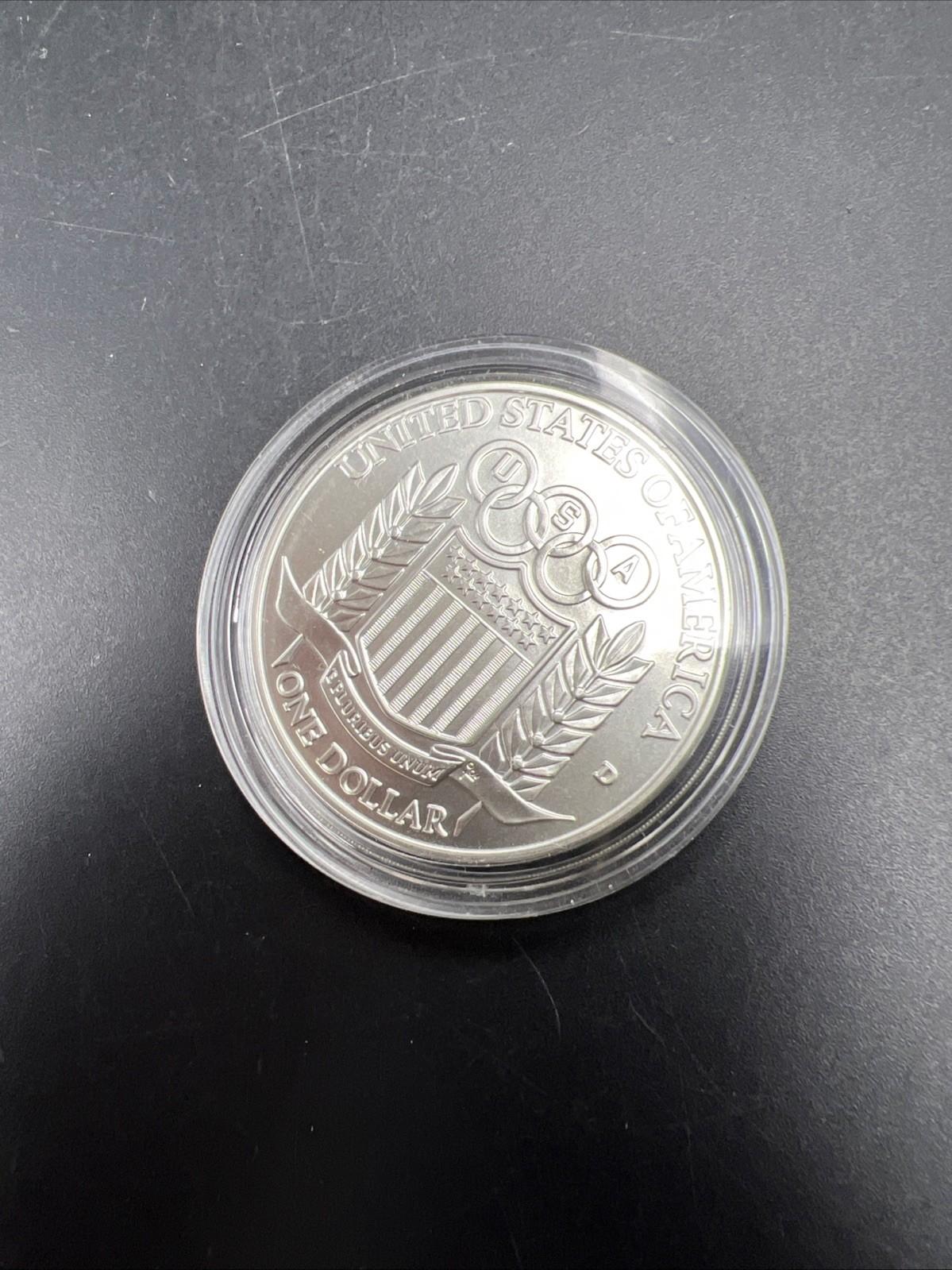 1992 Nolan Ryan MLB Baseball US Commemorative Silver Dollar Coin Gem BU UNC