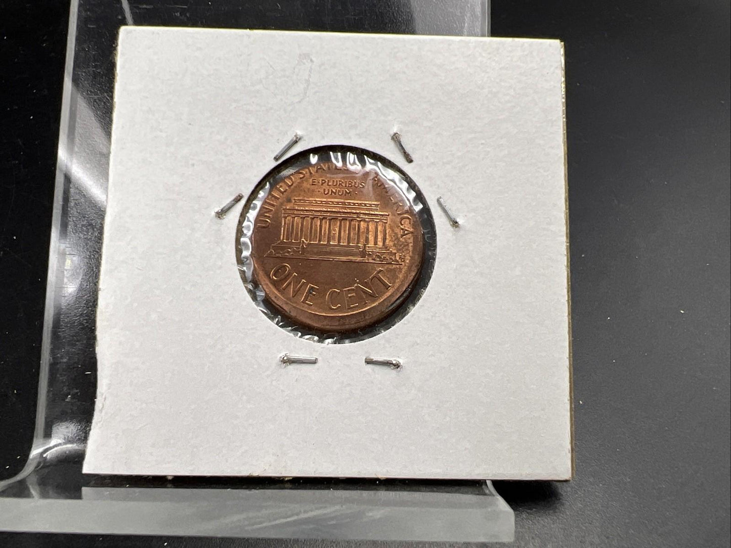 1995 1c Lincoln Memorial Cent Penny Broadstrike 5% Off Center BU UNC RB U#1