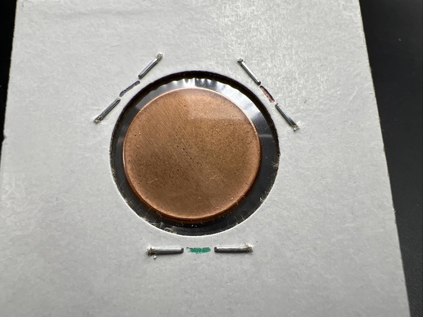 2.5 Gram Copper Plated Zinc US Lincoln Small Cent Blank Planchet Error UNC #C3