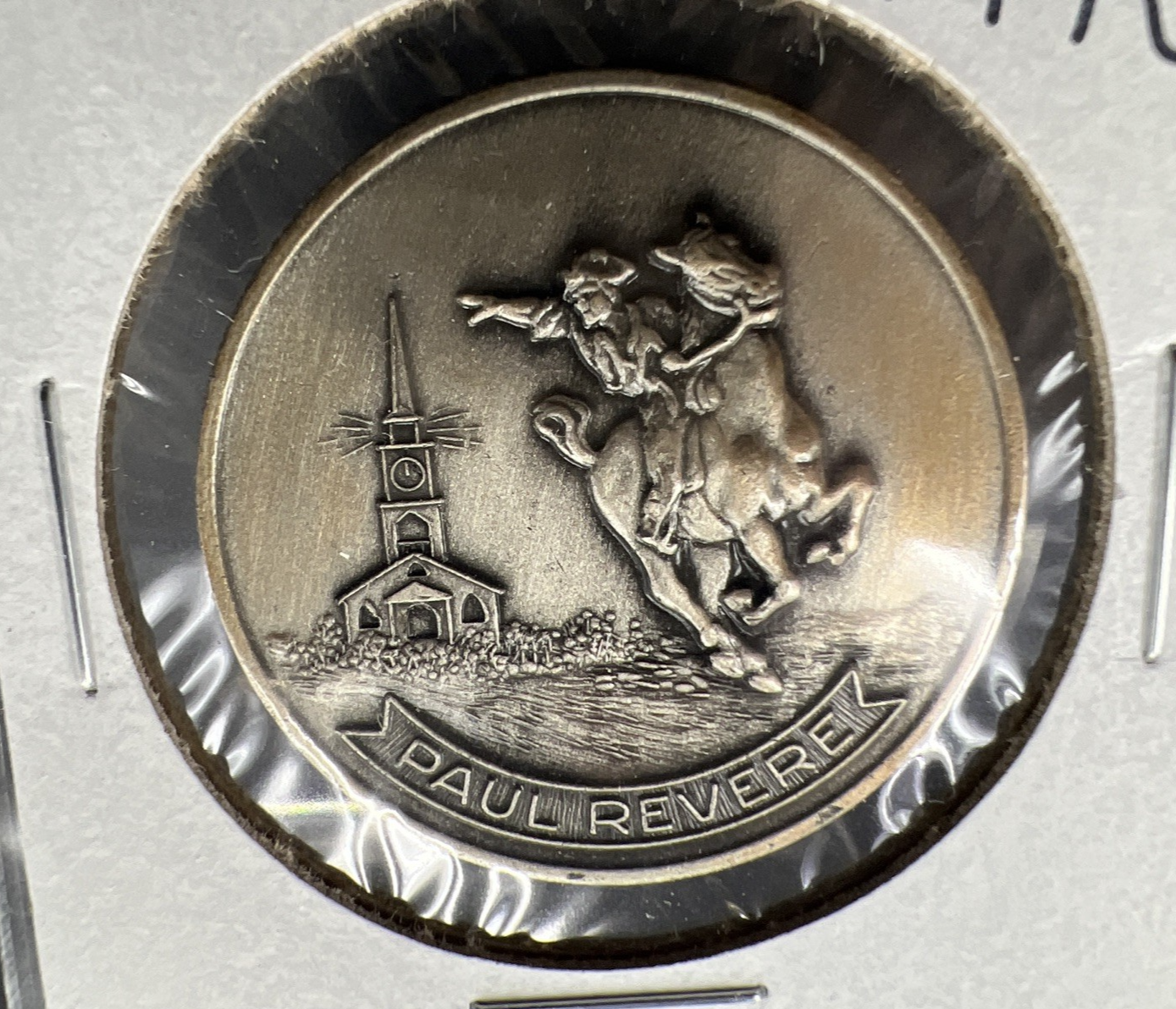 1976 Paul Revere Cradle of Liberty Bicentennial Token Nice Condition