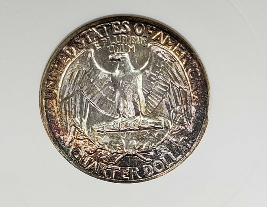 1962 P 25c Washington Silver Quarter Coin Variety DDO 004 ANACS MS64 FS-101