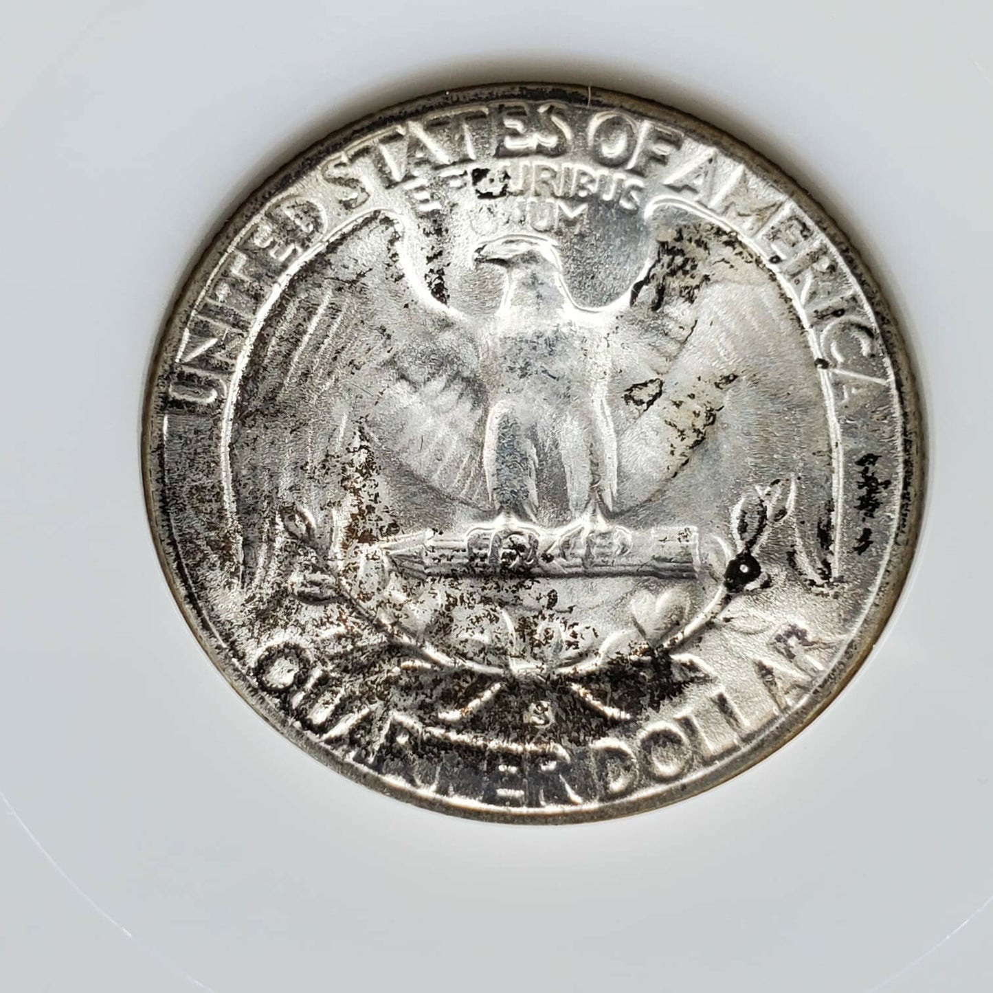 1951 S 25C Washington Quarter Coin NGC MS67 GEM BU OFH OLD FAT HOLDER RETRO Tone