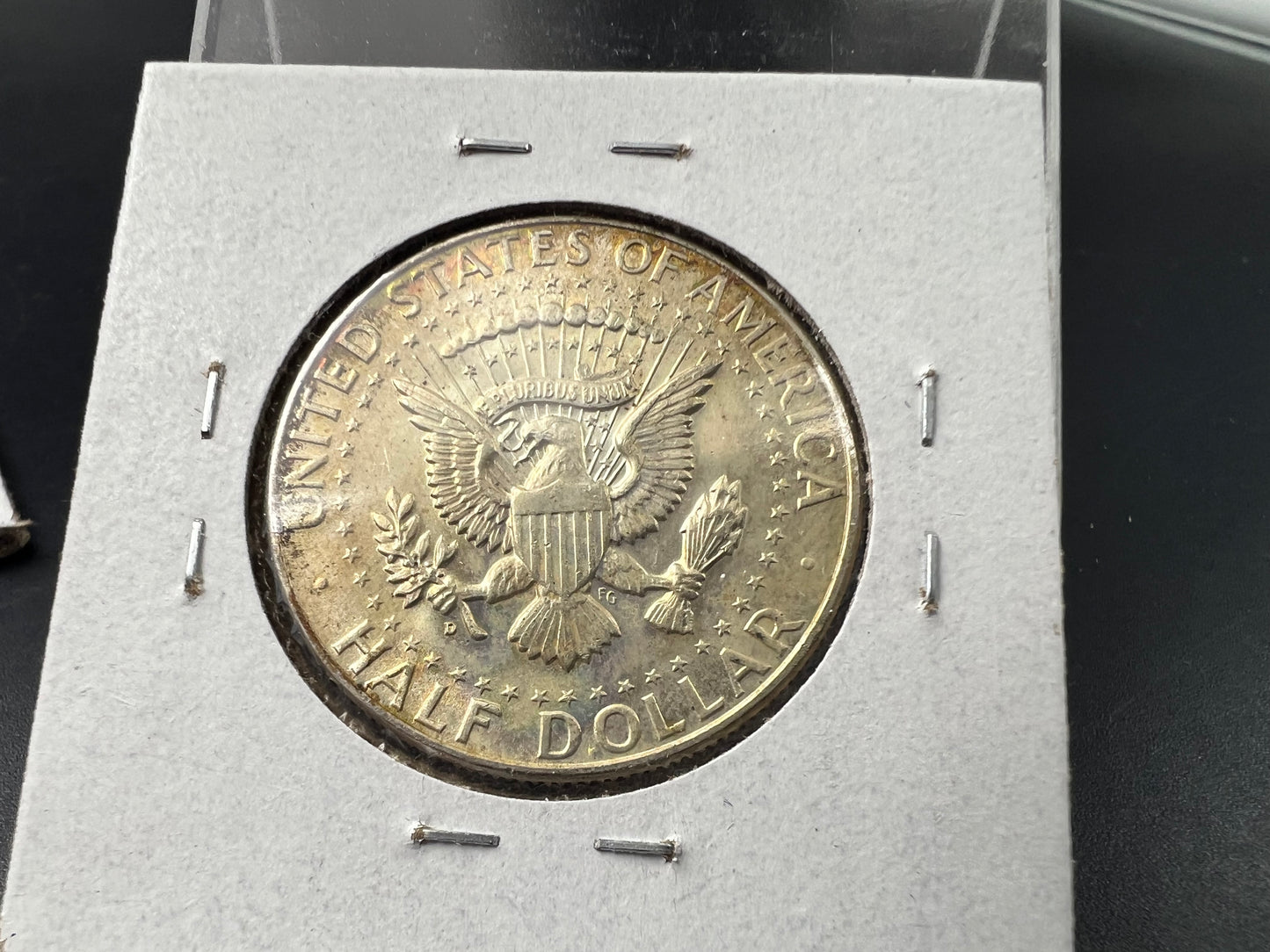 1964 D 50c Kennedy Silver Half DOllar Coin Nice Toning CH BU SK#1s