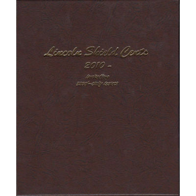 Dansco Lincoln Shield Cents w/Proofs Album (2010-Date)