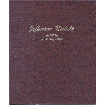 Dansco Jefferson Nickels w/ Proofs Album (1938-2005)
