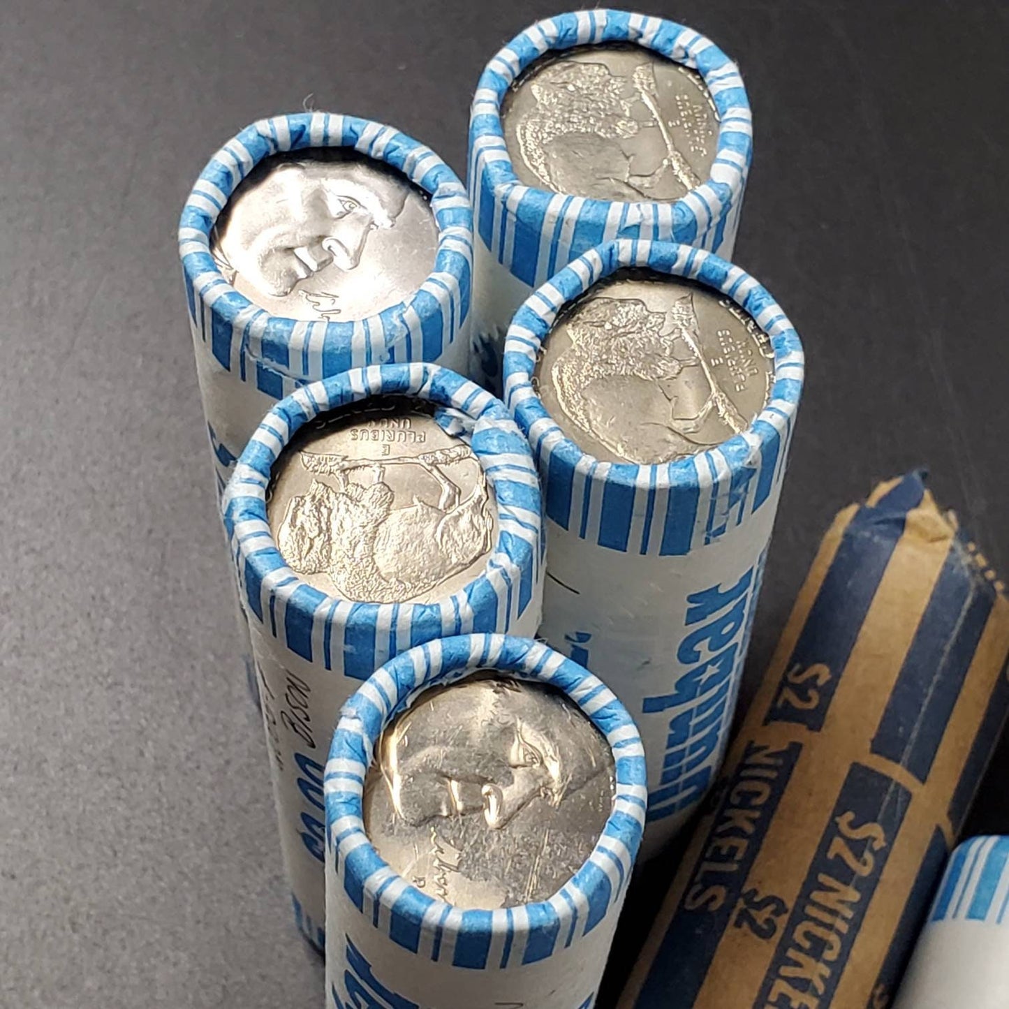 2005 P Buffalo Bison Jefferson Nickel 5 Cents 40 Coins CH BU Roll -1 Roll per Buy