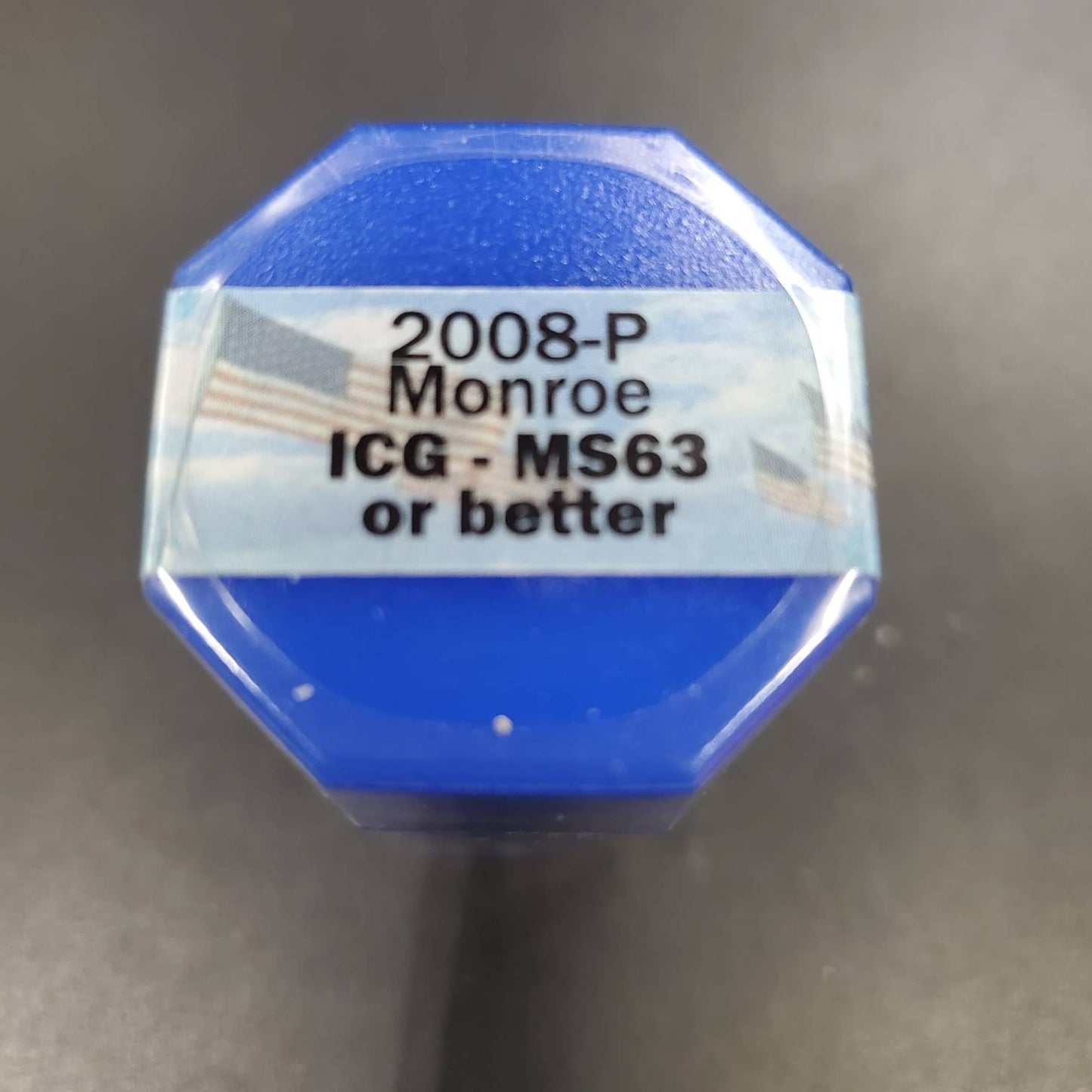 2008 P James Monroe Presidential 20 Dollars Roll ICG MS63 or Better Presidential Dollar Coins (Sealed Tube)