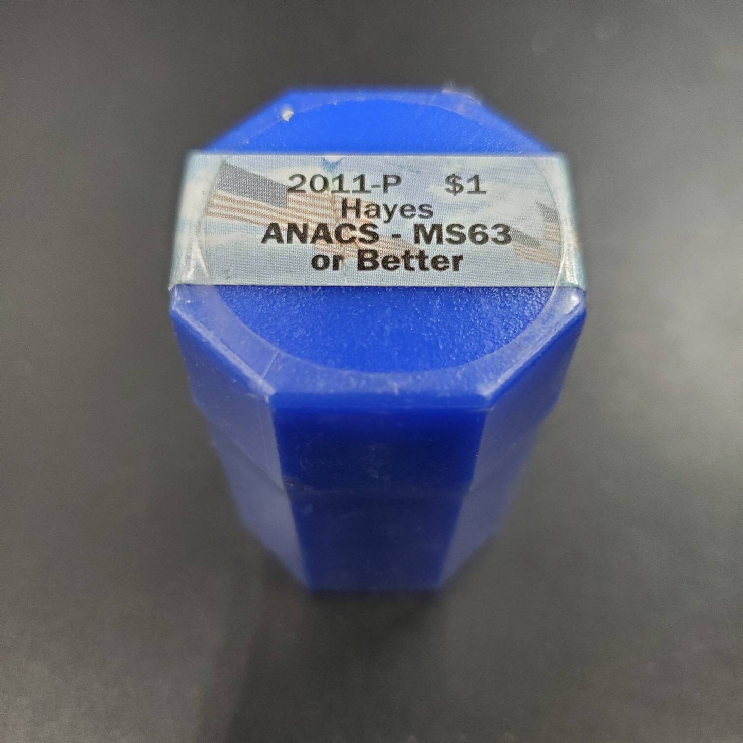 2011 P Rutherford B Hayes Presidential 20 Dollars Roll ANACS MS63 or Better Presidential Dollar Coins (Sealed Tube)