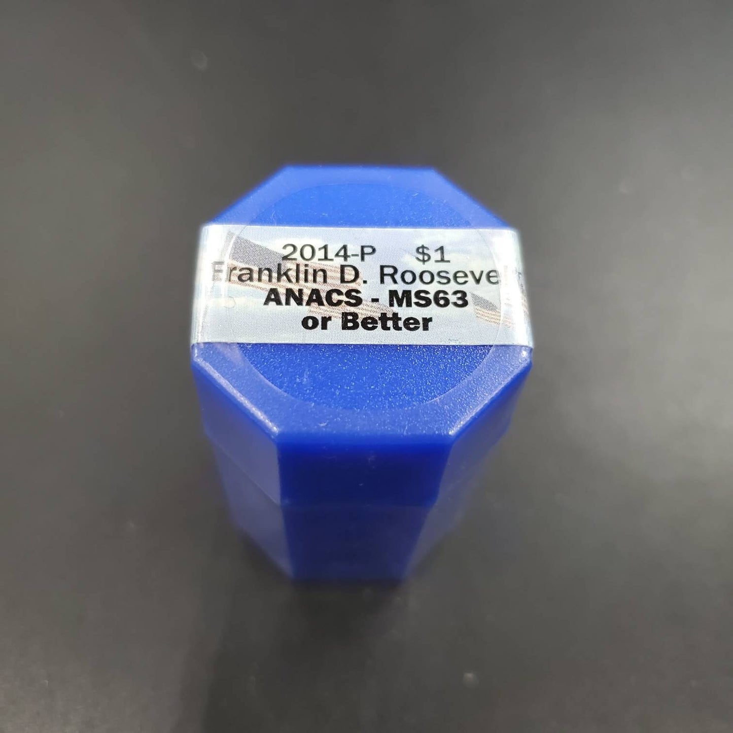 2014 P Franklin D. Roosevelt Presidential 20 Dollars Roll ANACS MS63 or Better Presidential Dollar Coins (Sealed Tube)