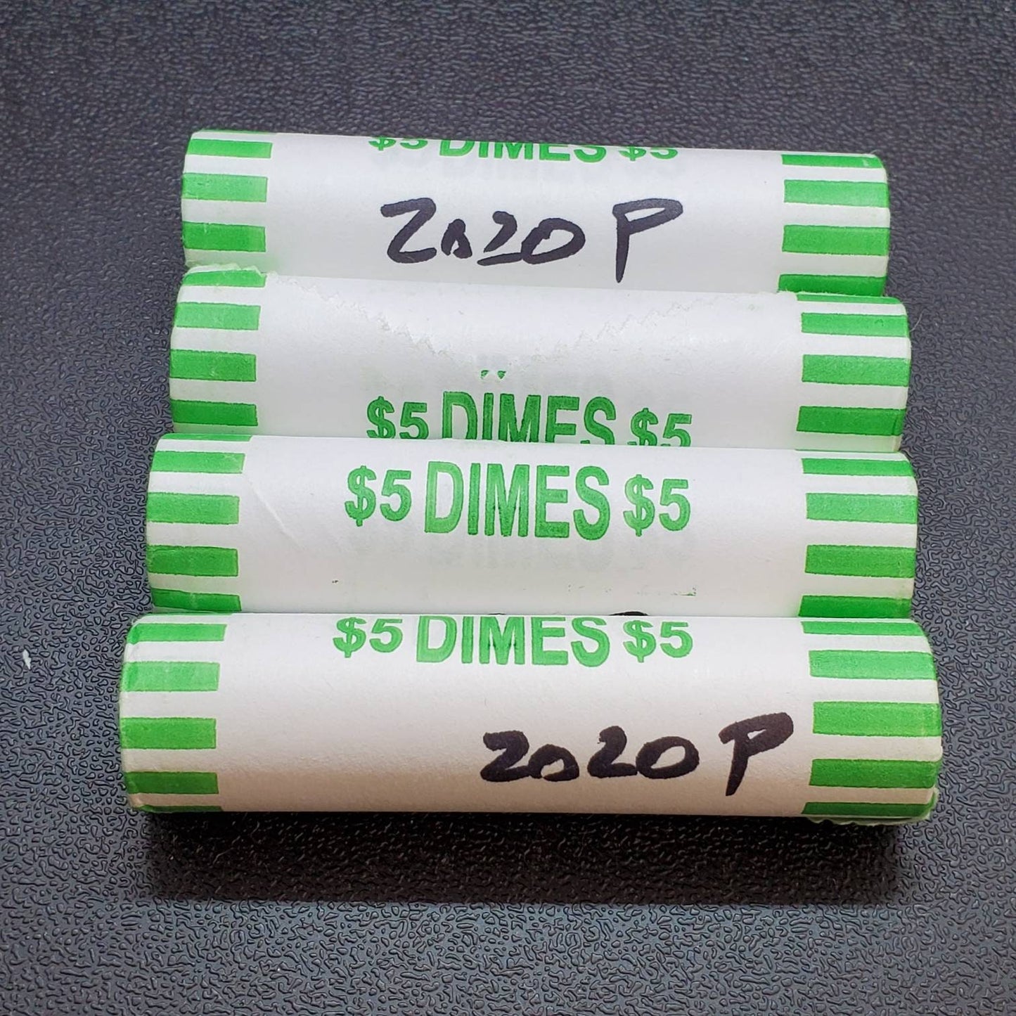 2020 P Roosevelt 50 Dime Roll BU Uncirculated OBW Bank Wrapped