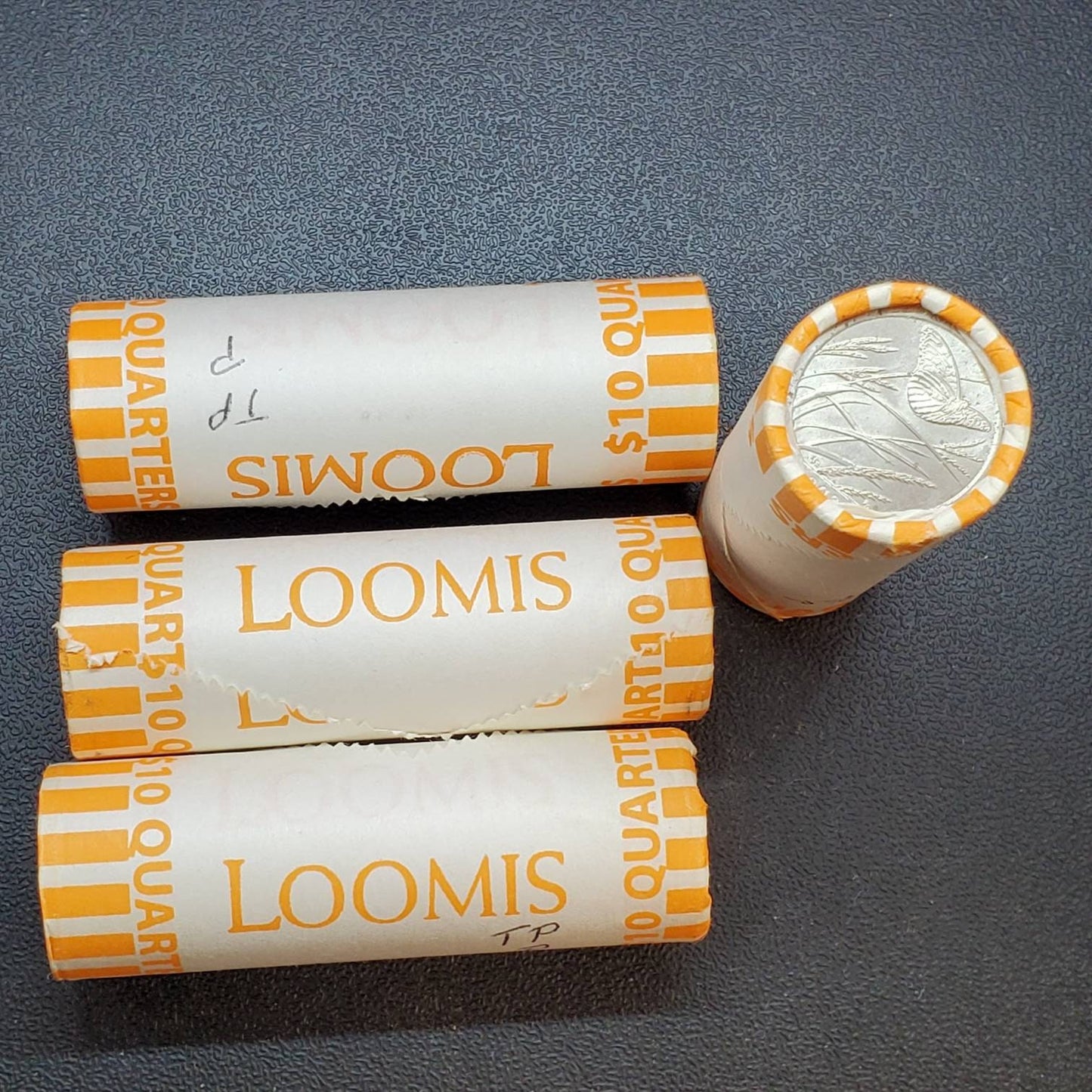 1 Unopened Bank Uncirculated Roll new 2020 P Philadelphia Mint Tallgrass Prairie Quarters OBW