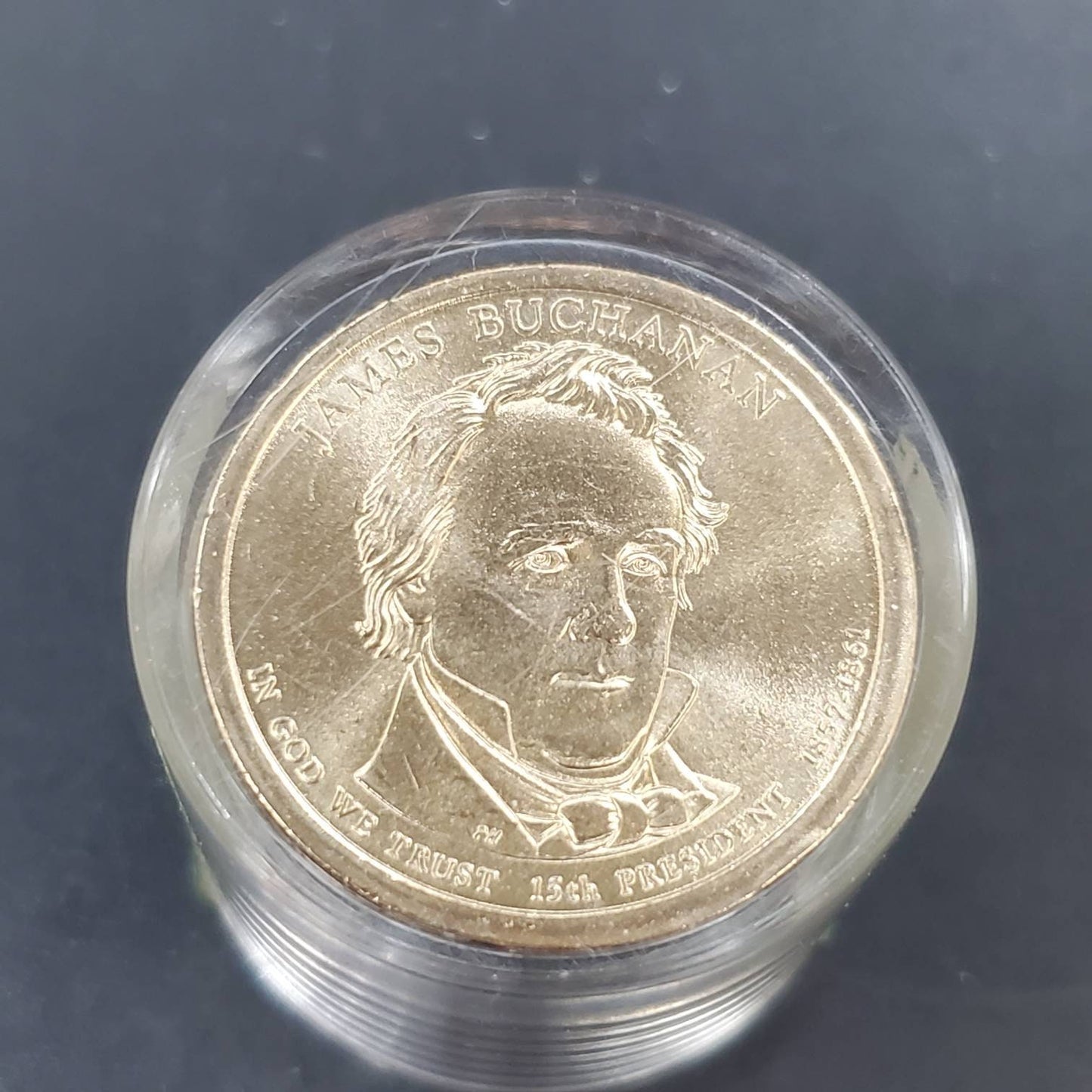2010 P James Buchanan Presidential 12 Dollars Roll Presidential Dollar Coins (Sealed Tube)