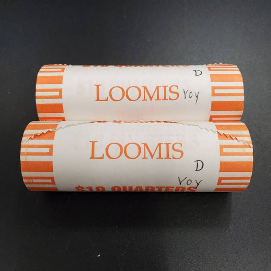 1 Unopened Bank Uncirculated Roll  2018 D Voyageurs National Park (MN)Quarter America the Beautiful " Quarters OBW