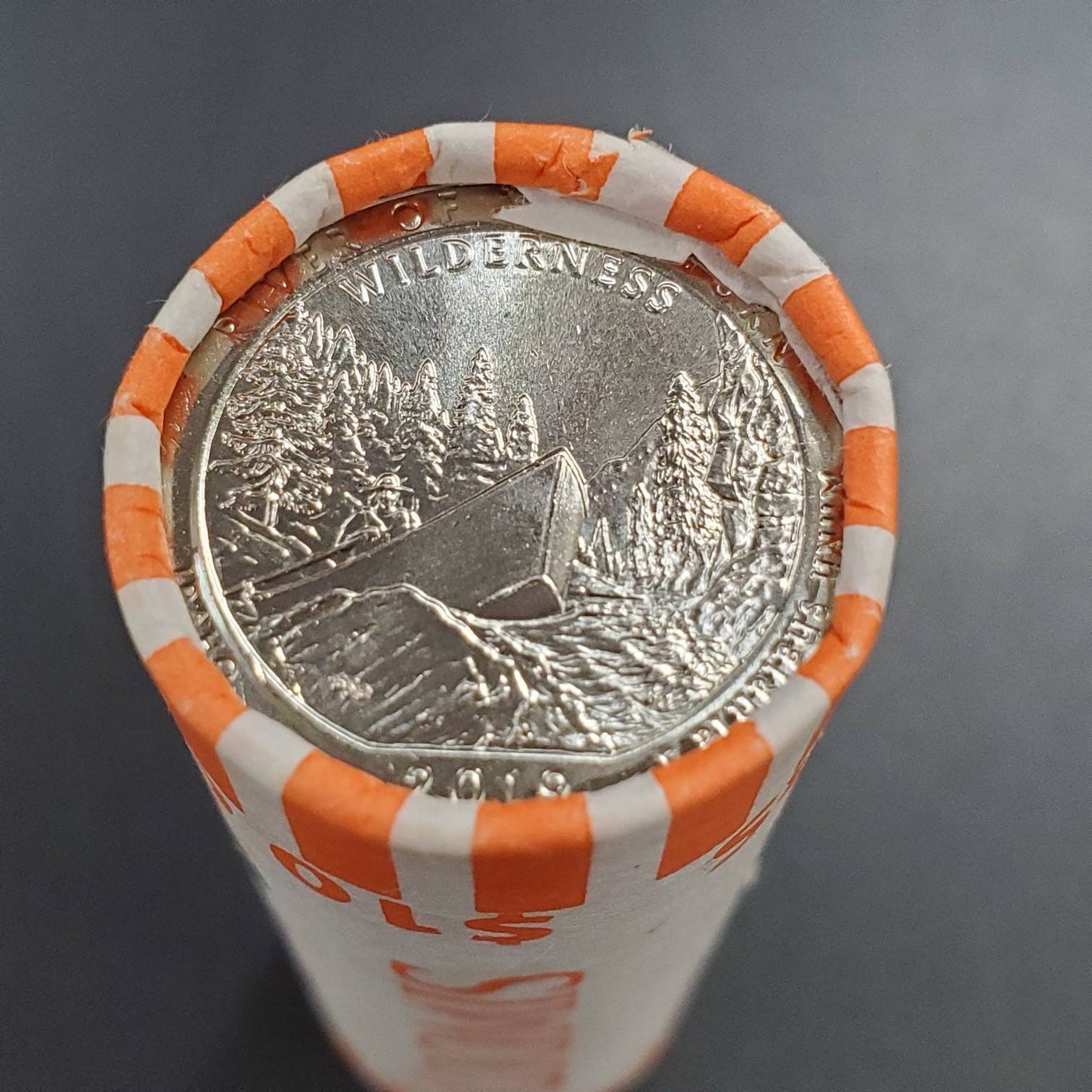 1 Unopened Bank Uncirculated Roll 2019 D Idaho Frank Church River of No Return " America the Beautiful " Quarters OBW